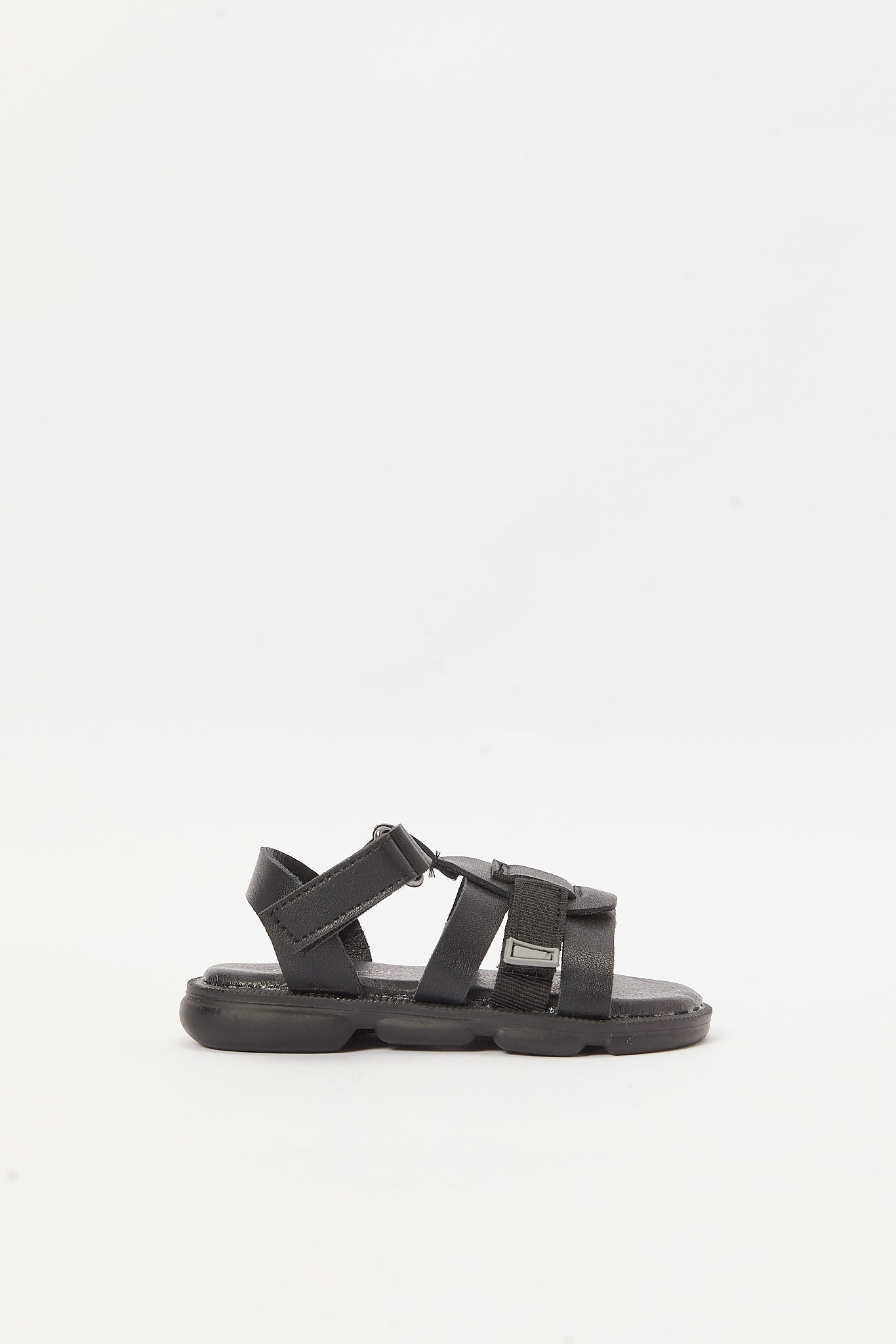 Redtag-Black-Strap-Sandal-Category:Sandals,-Colour:Black,-Deals:New-In,-Filter:Boys-Footwear-(1-to-3-Yrs),-INB-Sandals,-N/A,-New-In-INB-FOO,-Non-Sale,-S23B,-Section:Boys-(0-to-14Yrs)-Infant-Boys-1 to 3 Years
