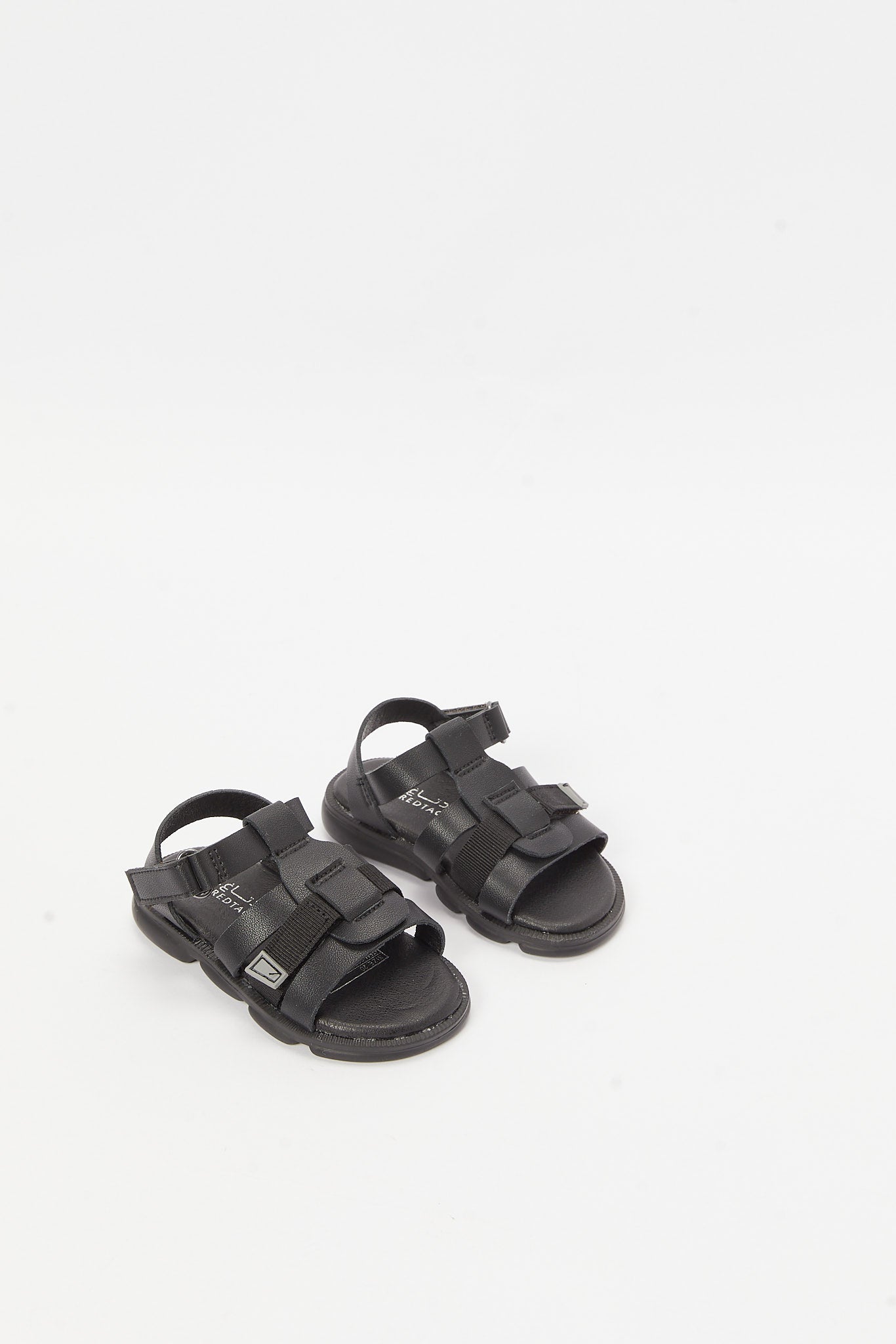 Redtag-Black-Strap-Sandal-Category:Sandals,-Colour:Black,-Deals:New-In,-Filter:Boys-Footwear-(1-to-3-Yrs),-INB-Sandals,-N/A,-New-In-INB-FOO,-Non-Sale,-S23B,-Section:Boys-(0-to-14Yrs)-Infant-Boys-1 to 3 Years