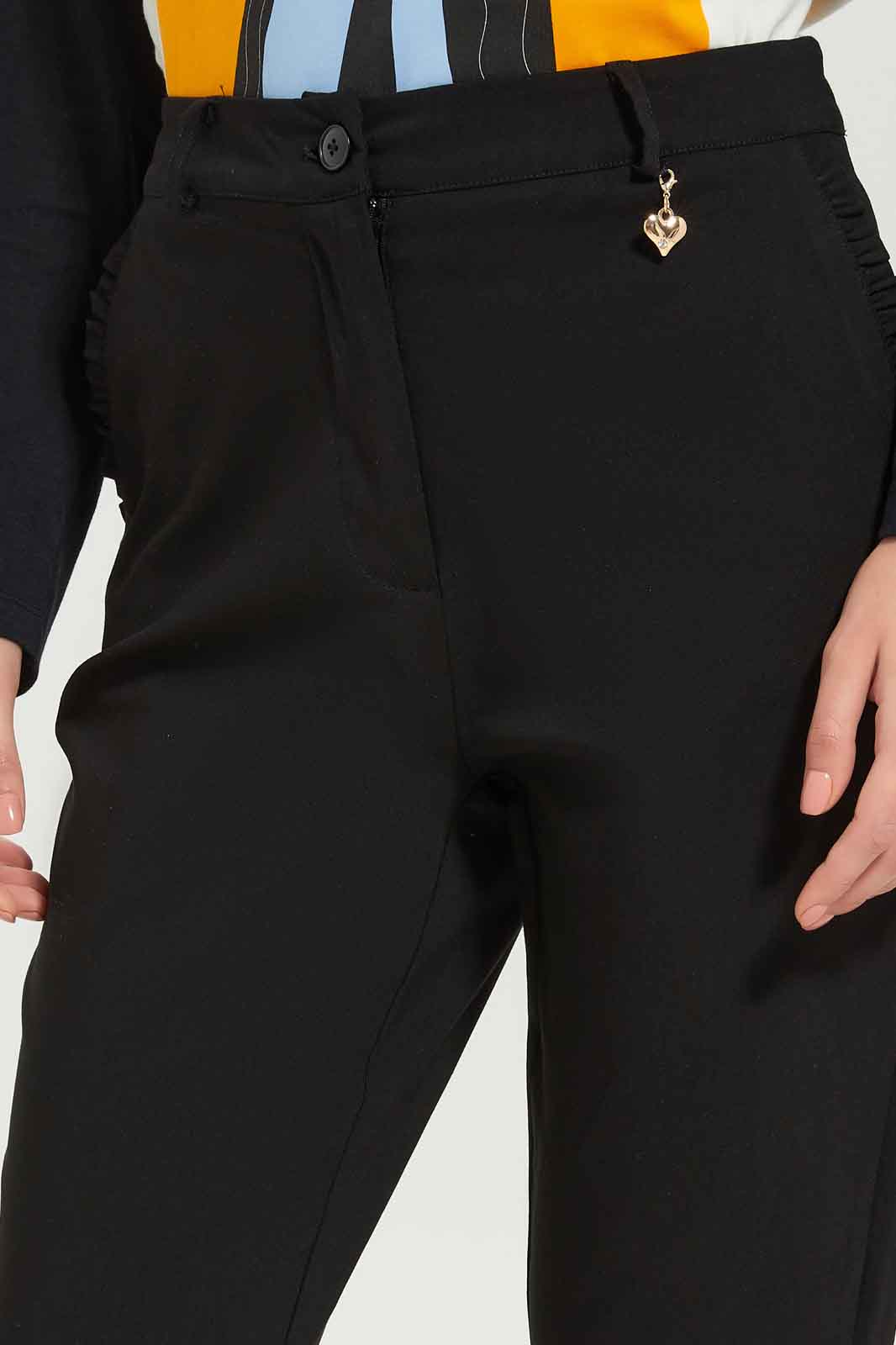 Redtag-Women-Slimfit-Trouser-Category:Trousers,-Colour:Black,-Deals:New-In,-Dept:Ladieswear,-Filter:Women's-Clothing,-LMC,-New-In-Women-APL,-Non-Sale,-S23A,-Section:Women,-Women-Trousers--