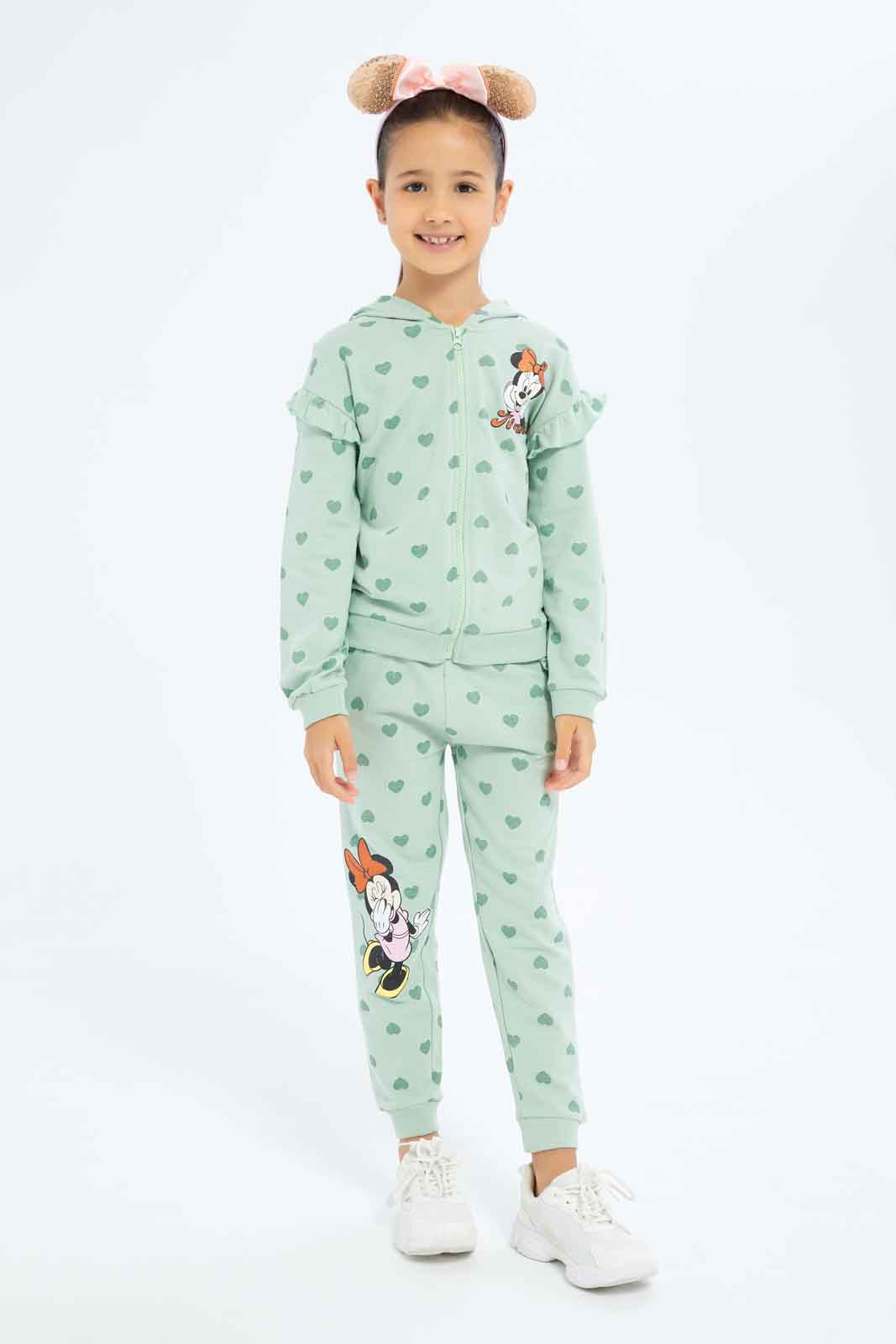 Redtag-Girls-Active-Minnie-Jogger-Set-Category:Jog-Sets,-CHA,-Colour:Mint,-Deals:New-In,-Dept:Girls,-Filter:Girls-(2-to-8-Yrs),-GIR-Jog-Sets,-New-In-GIR-APL,-Non-Sale,-Section:Girls-(0-to-14Yrs),-W22A-Girls-2 to 8 Years