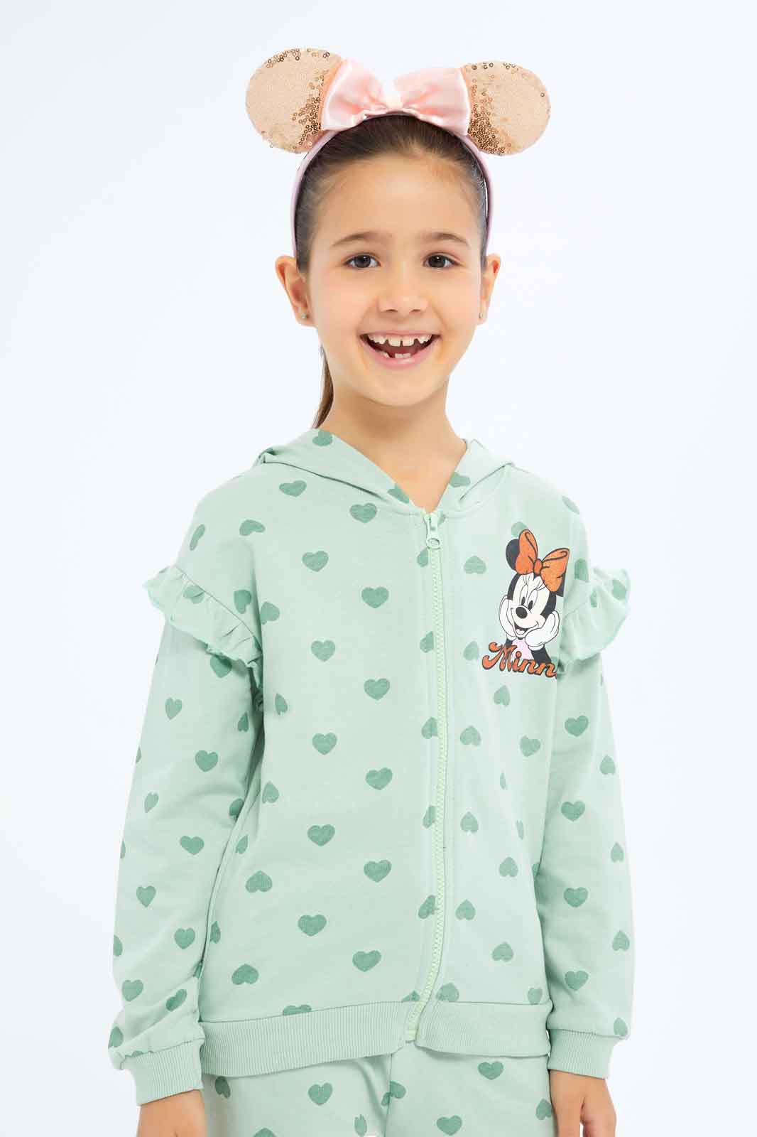 Redtag-Girls-Active-Minnie-Jogger-Set-Category:Jog-Sets,-CHA,-Colour:Mint,-Deals:New-In,-Dept:Girls,-Filter:Girls-(2-to-8-Yrs),-GIR-Jog-Sets,-New-In-GIR-APL,-Non-Sale,-Section:Girls-(0-to-14Yrs),-W22A-Girls-2 to 8 Years