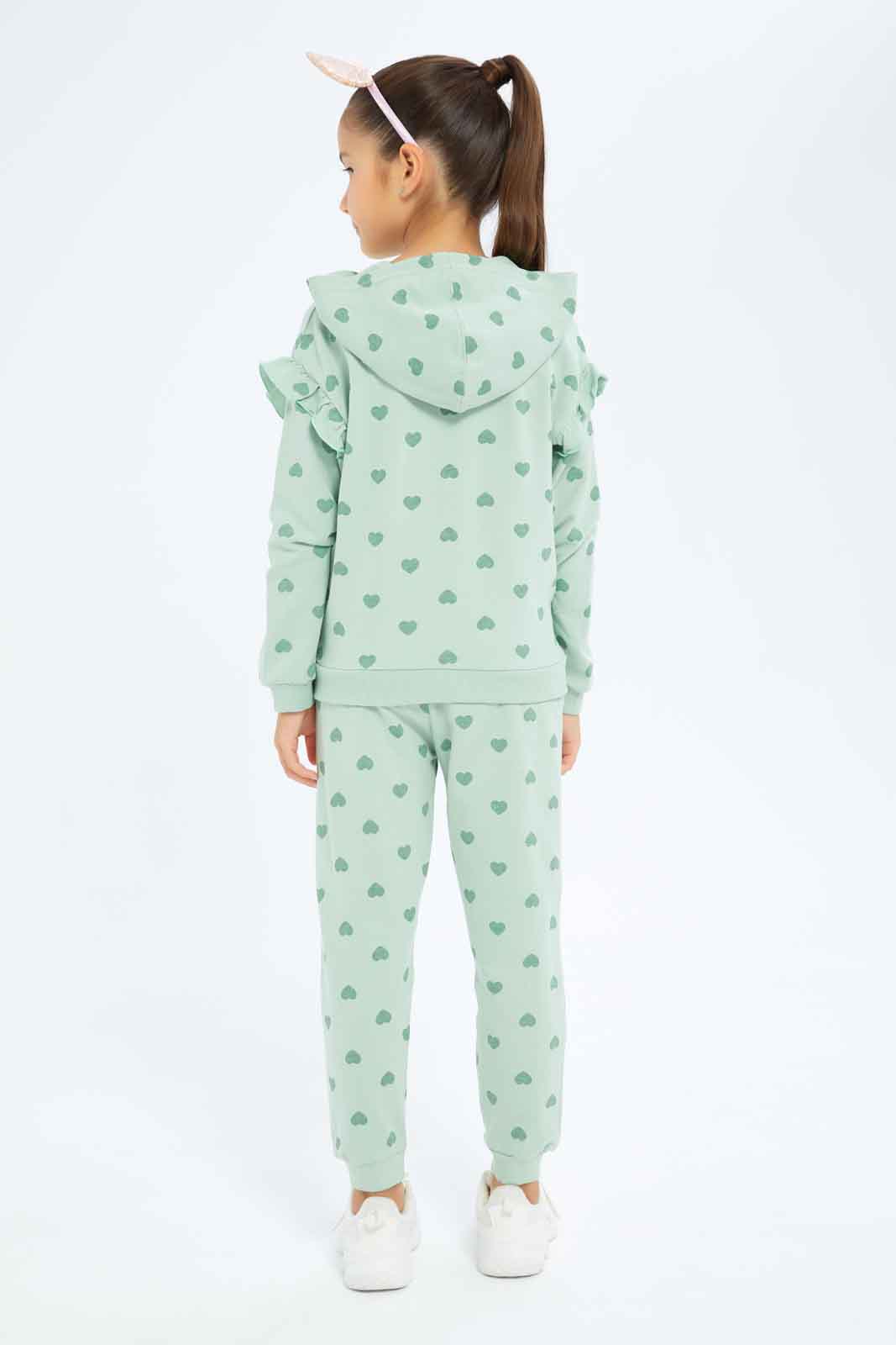Redtag-Girls-Active-Minnie-Jogger-Set-Category:Jog-Sets,-CHA,-Colour:Mint,-Deals:New-In,-Dept:Girls,-Filter:Girls-(2-to-8-Yrs),-GIR-Jog-Sets,-New-In-GIR-APL,-Non-Sale,-Section:Girls-(0-to-14Yrs),-W22A-Girls-2 to 8 Years