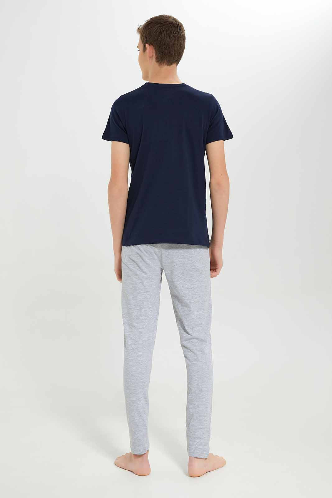 Redtag-Boys-Navy-Caption-America-Nightsuit-BSR-Pyjama-Sets,-Category:Pyjama-Sets,-Colour:Navy,-Deals:New-In,-Dept:Boys,-Filter:Senior-Boys-(8-to-14-Yrs),-New-In-BSR-APL,-Non-Sale,-S23A,-Section:Boys-(0-to-14Yrs)-Senior-Boys-9 to 14 Years