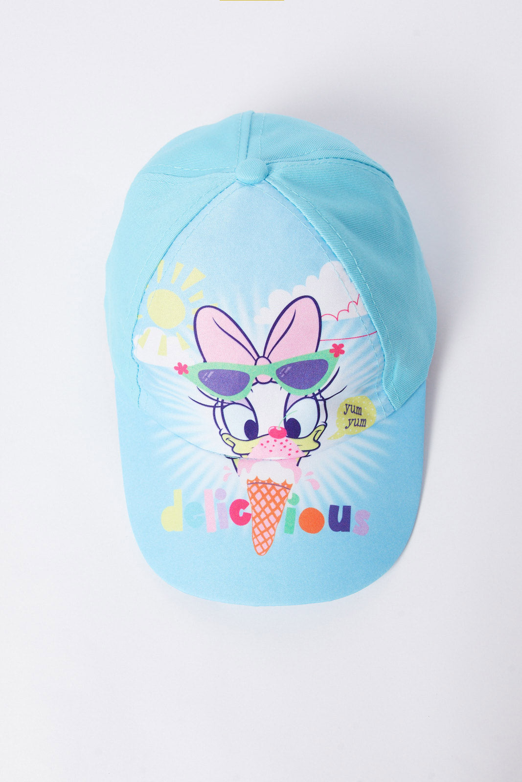 Redtag-Daisy-Cap-Category:Caps-&-Hats,-CHR,-Colour:Assorted,-Deals:New-In,-Dept:Girls,-Filter:Girls-Accessories,-GIR-Caps-&-Hats,-New-In,-New-In-GIR-ACC,-Non-Sale,-S23A,-Section:Girls-(0-to-14Yrs)-Girls-