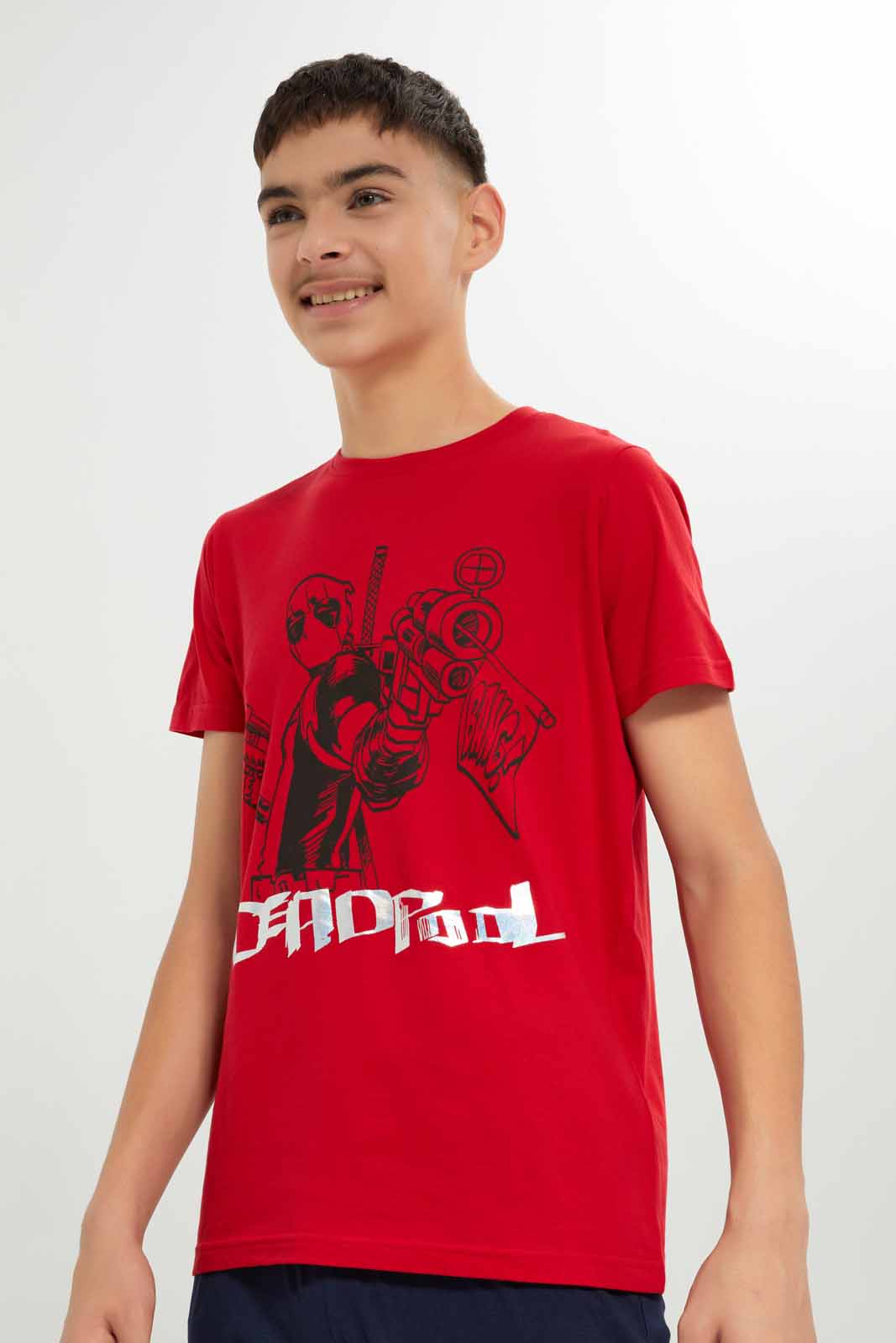 Redtag-Boys-Red-Deadpool-Nightsuit-BSR-Pyjama-Sets,-Category:Pyjama-Sets,-Colour:Red,-Deals:New-In,-Dept:Boys,-Filter:Senior-Boys-(8-to-14-Yrs),-New-In-BSR-APL,-Non-Sale,-S23A,-Section:Boys-(0-to-14Yrs)-Senior-Boys-9 to 14 Years