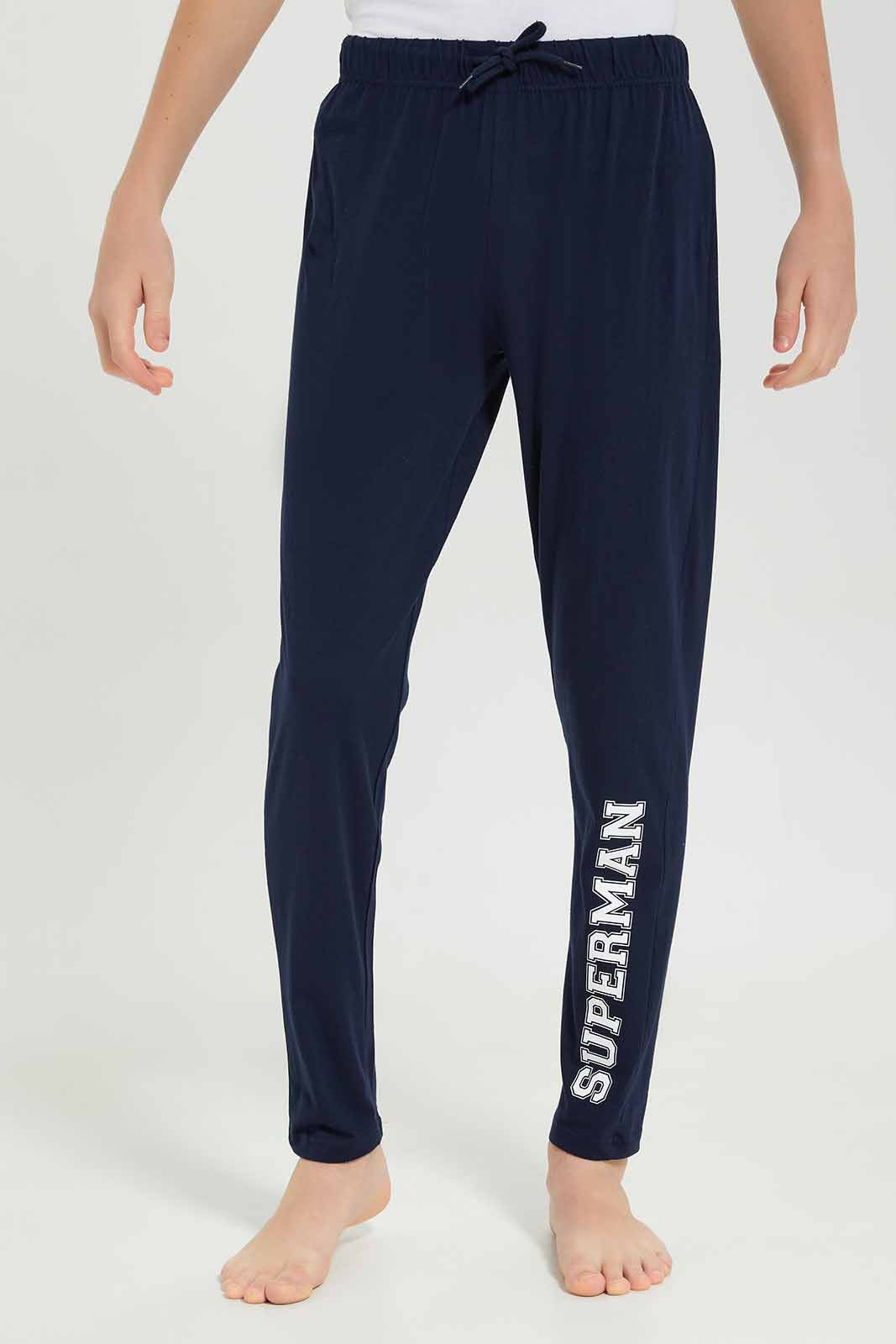 Redtag-Boys-White-Superman-Nightsuit-BSR-Pyjama-Sets,-Category:Pyjama-Sets,-CHA,-Colour:White,-Deals:New-In,-Dept:Boys,-Filter:Senior-Boys-(8-to-14-Yrs),-New-In-BSR-APL,-Non-Sale,-S23A,-Section:Boys-(0-to-14Yrs)-Senior-Boys-9 to 14 Years