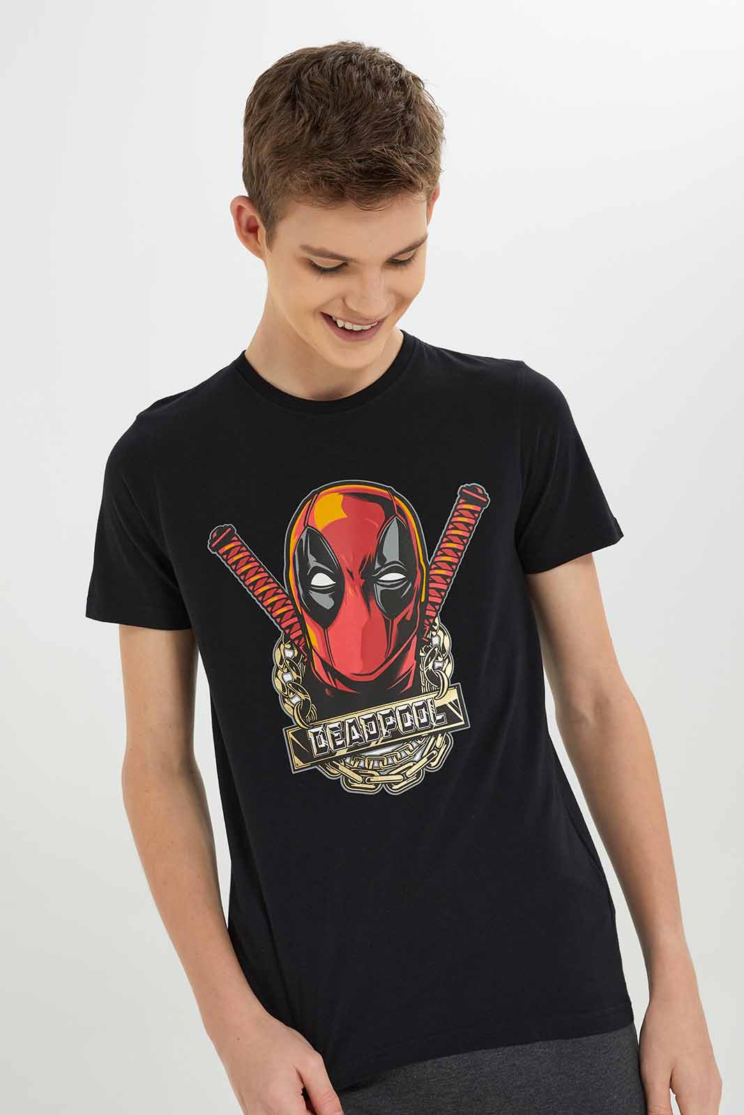 Redtag-Boys-Black-Deadpool-Nightsuit-BSR-Pyjama-Sets,-Category:Pyjama-Sets,-Colour:Black,-Deals:New-In,-Dept:Boys,-Filter:Senior-Boys-(8-to-14-Yrs),-New-In-BSR-APL,-Non-Sale,-S23A,-Section:Boys-(0-to-14Yrs)-Senior-Boys-9 to 14 Years
