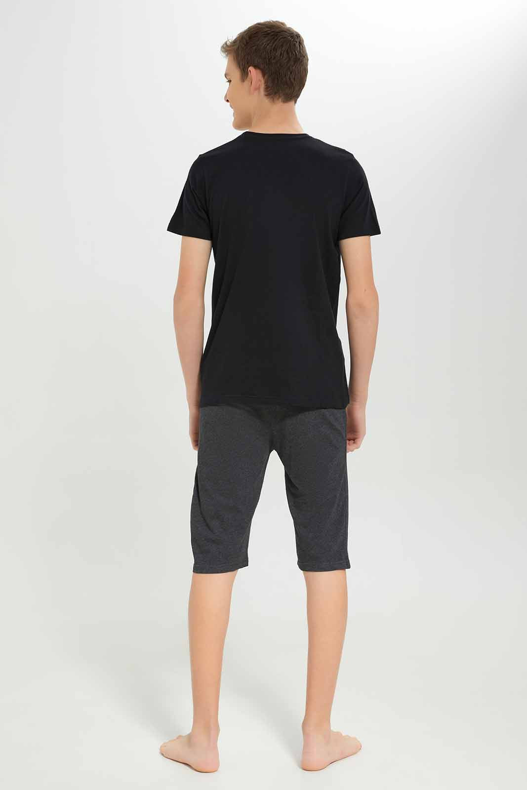 Redtag-Boys-Black-Deadpool-Nightsuit-BSR-Pyjama-Sets,-Category:Pyjama-Sets,-Colour:Black,-Deals:New-In,-Dept:Boys,-Filter:Senior-Boys-(8-to-14-Yrs),-New-In-BSR-APL,-Non-Sale,-S23A,-Section:Boys-(0-to-14Yrs)-Senior-Boys-9 to 14 Years