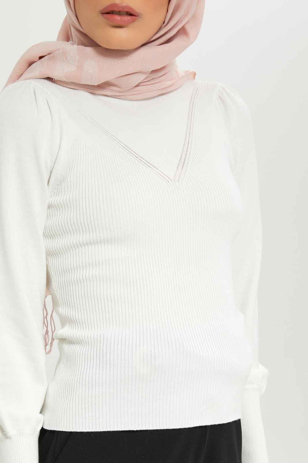 Redtag-Women-High-Neck-Turtle-Top-Category:Tops,-Colour:Ivory,-Deals:New-In,-Dept:Ladieswear,-Filter:Women's-Clothing,-LMC,-New-In-Women-APL,-Non-Sale,-S23A,-Section:Women,-Women-Tops--