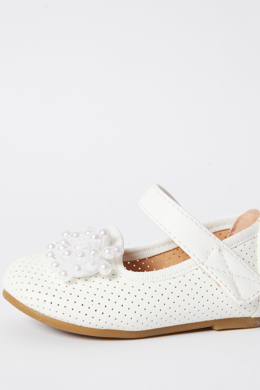 Redtag-White-Pearl-Trim-Ballerina
(Repeat)-Category:Shoes,-Colour:White,-Deals:New-In,-Filter:Girls-Footwear-(1-to-3-Yrs),-ING-Shoes,-N/A,-New-In-ING-FOO,-Non-Sale,-S23B,-Section:Girls-(0-to-14Yrs)-Infant-Girls-1 to 3 Years