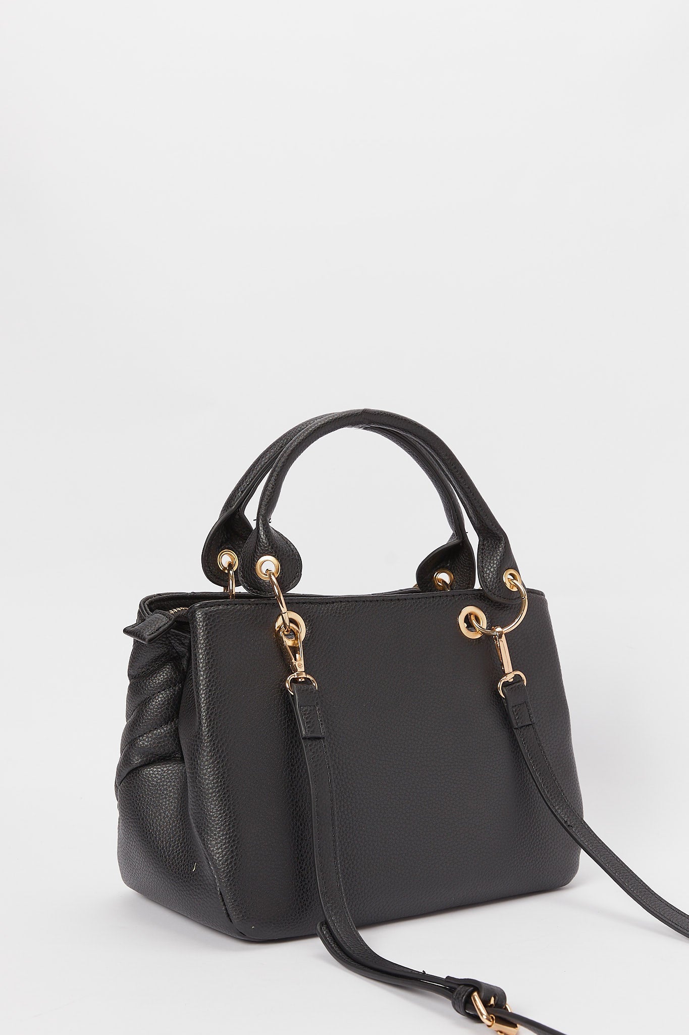 Redtag-Black-Quilted-Day-Bag-Category:Bags,-Colour:Black,-Deals:New-In,-Dept:Ladieswear,-Filter:Women's-Accessories,-H1:ACC,-H2:LAD,-H3:LAB,-H4:HBG,-New-In,-New-In-Women-ACC,-Non-Sale,-S23A,-Season:S23B,-Section:Women,-Style:MID-ENTRY,-Women-Bags-Women-