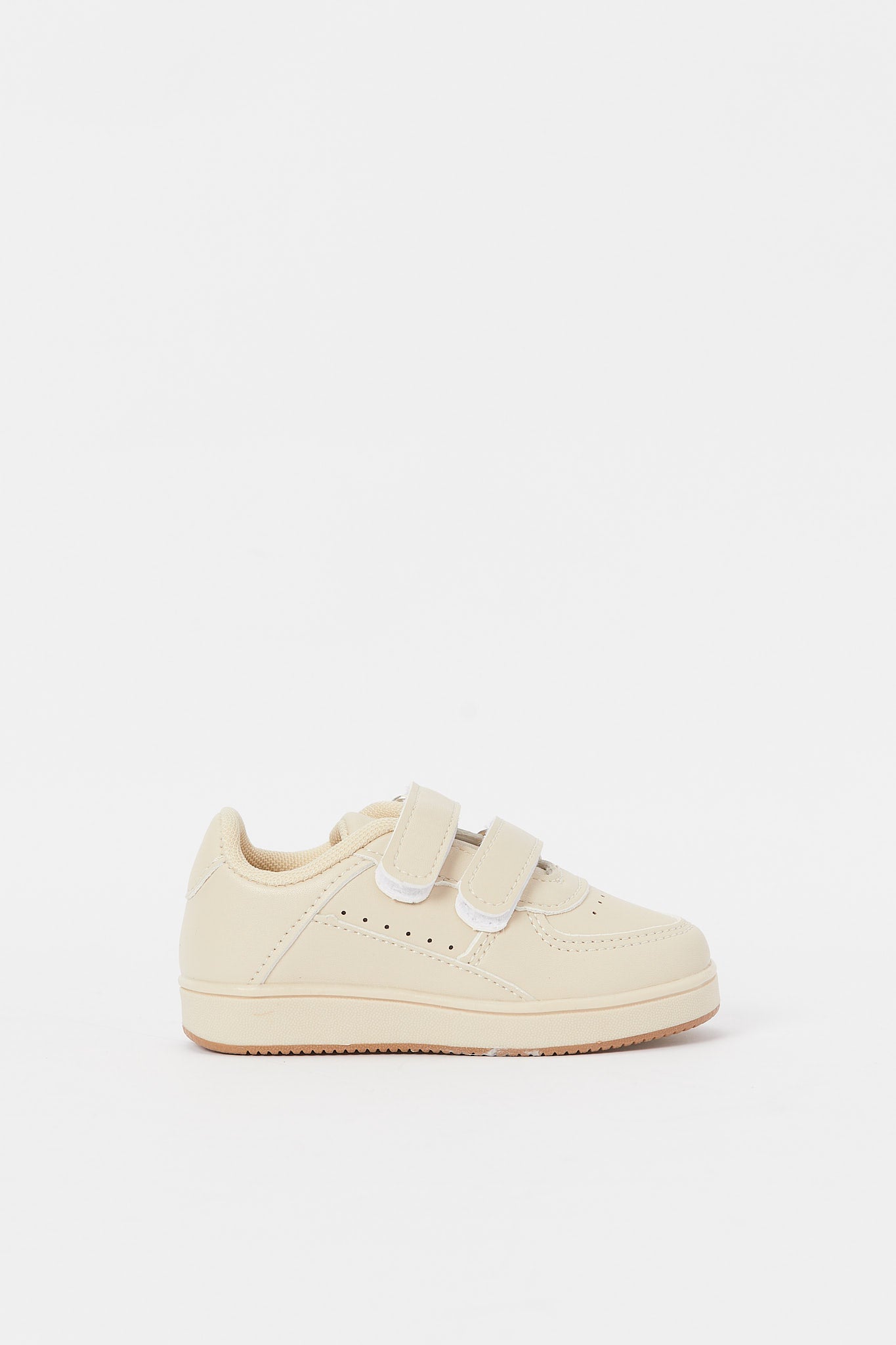 Redtag-Cream-Velcro-Strap-Sneaker-Category:Shoes,-Colour:Cream,-Deals:New-In,-Filter:Boys-Footwear-(1-to-3-Yrs),-H1:FOO,-H2:INB,-H3:SHO,-H4:CAH,-INB-Sandals,-New-In-INB-FOO,-Non-Sale,-RMD,-S23B,-Season:S23B,-Section:Boys-(0-to-14Yrs)-Infant-Boys-1 to 3 Years