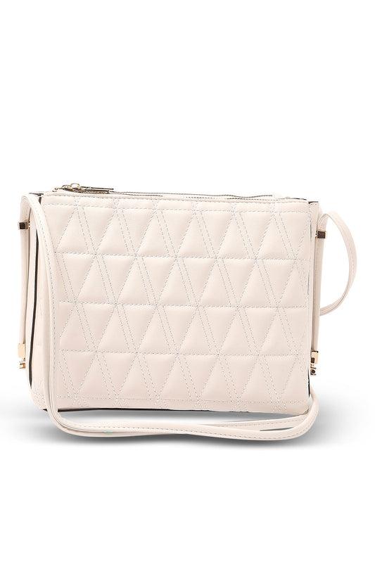 Redtag-White-Quilting-Utility-Bag-Category:Bags,-Colour:White,-Dept:Ladieswear,-Filter:Women's-Accessories,-New-In,-New-In-Women-ACC,-Non-Sale,-S23A,-Section:Women,-Women-Bags-Women-