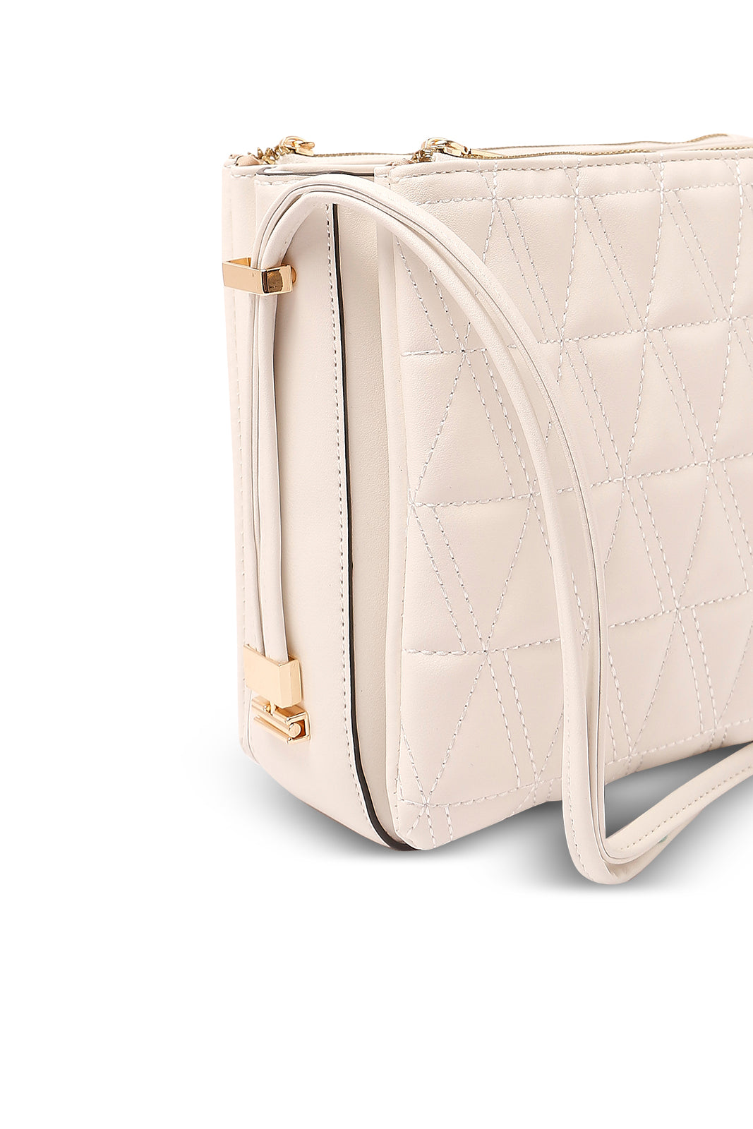 Redtag-White-Quilting-Utility-Bag-Category:Bags,-Colour:White,-Dept:Ladieswear,-Filter:Women's-Accessories,-New-In,-New-In-Women-ACC,-Non-Sale,-S23A,-Section:Women,-Women-Bags-Women-