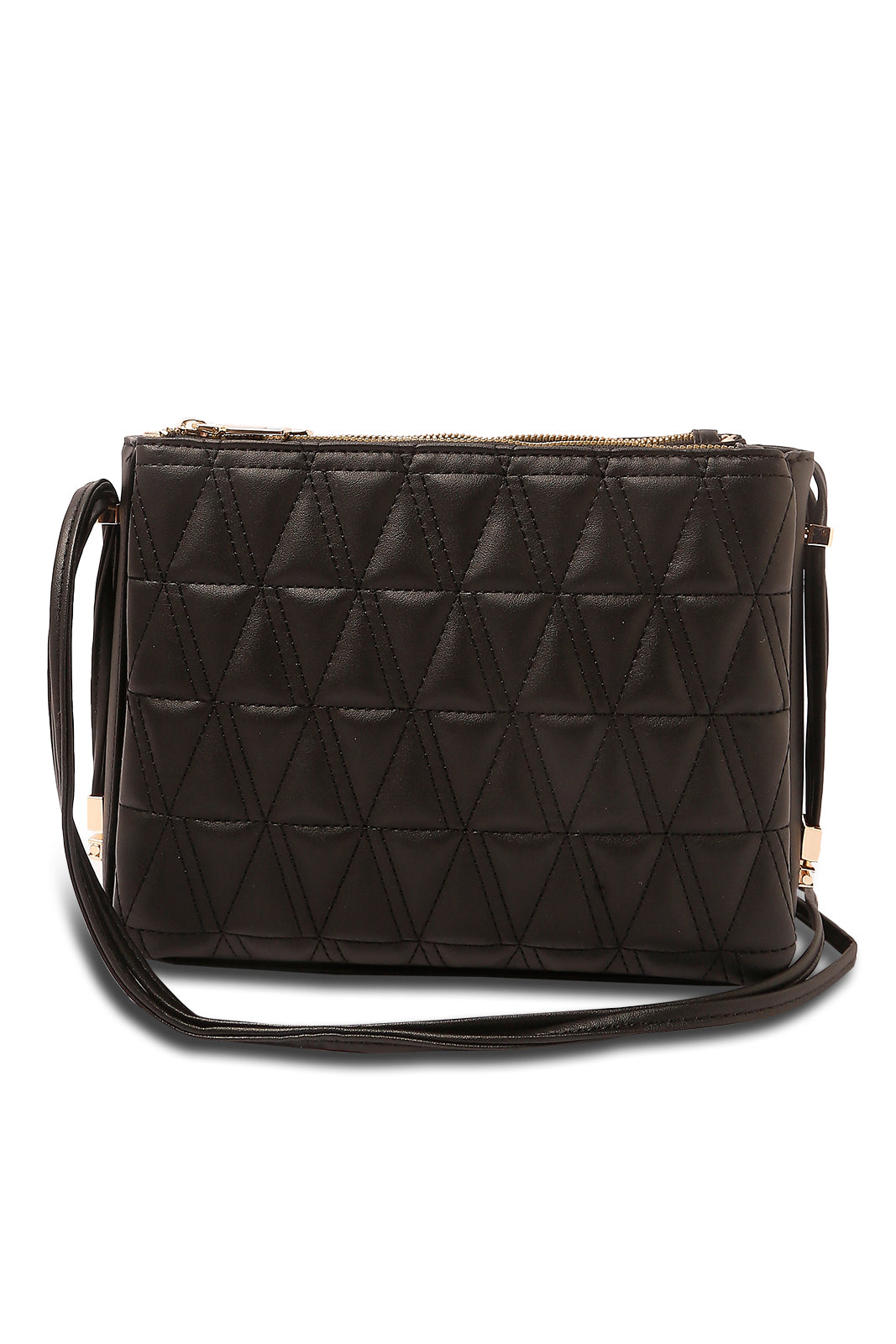 Redtag-Black-Quilting-Utility-Bag-Category:Bags,-Colour:Black,-Dept:Ladieswear,-Filter:Women's-Accessories,-New-In,-New-In-Women-ACC,-Non-Sale,-S23A,-Section:Women,-Women-Bags-Women-