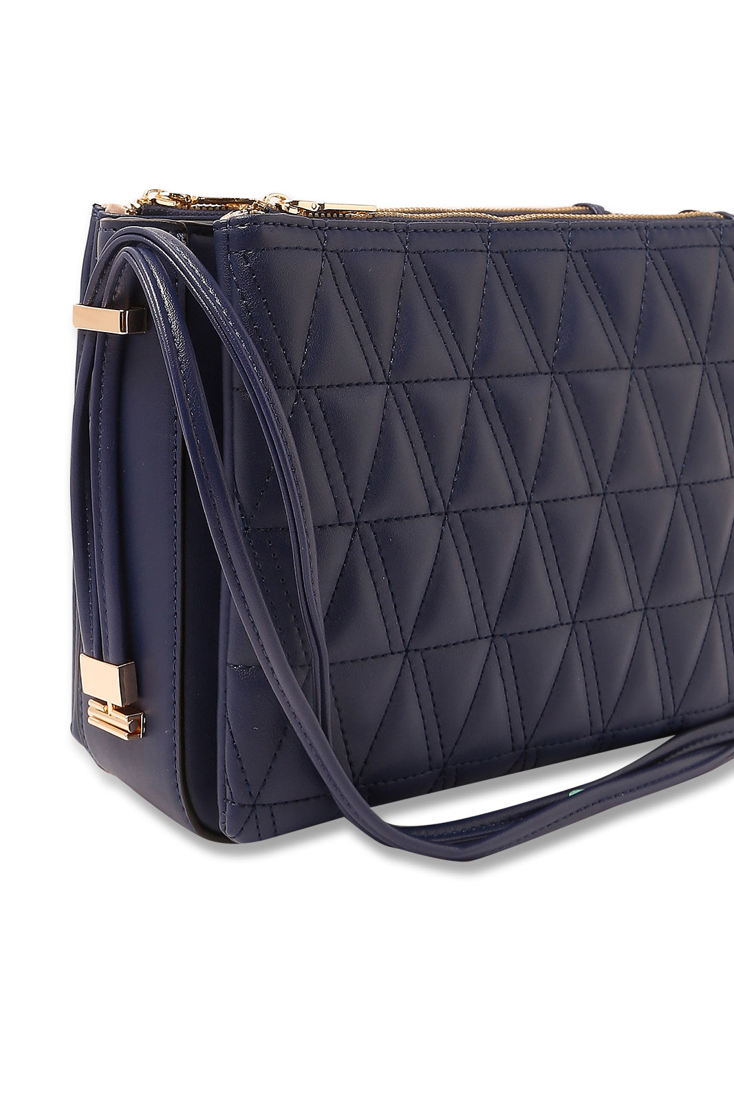 Redtag-Navy-Quilting-Utility-Bag-Category:Bags,-Colour:Navy,-Dept:Ladieswear,-Filter:Women's-Accessories,-New-In,-New-In-Women-ACC,-Non-Sale,-S23A,-Section:Women,-Women-Bags-Women-