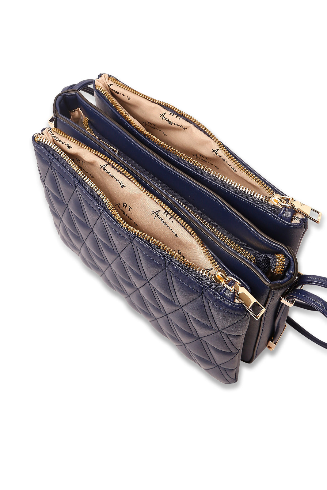 Redtag-Navy-Quilting-Utility-Bag-Category:Bags,-Colour:Navy,-Dept:Ladieswear,-Filter:Women's-Accessories,-New-In,-New-In-Women-ACC,-Non-Sale,-S23A,-Section:Women,-Women-Bags-Women-