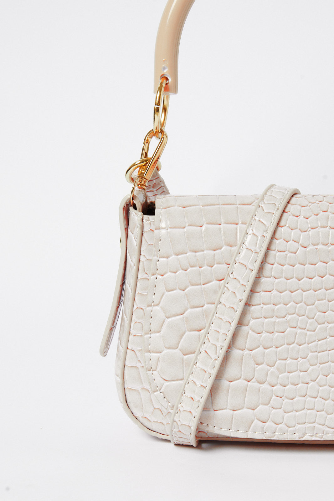 Redtag-White-Texture-Embellished-Crossbody-Bag-Category:Bags,-Colour:White,-Deals:New-In,-Dept:Ladieswear,-Filter:Women's-Accessories,-New-In,-New-In-Women-ACC,-Non-Sale,-S23A,-Section:Women,-Women-Bags-Women-