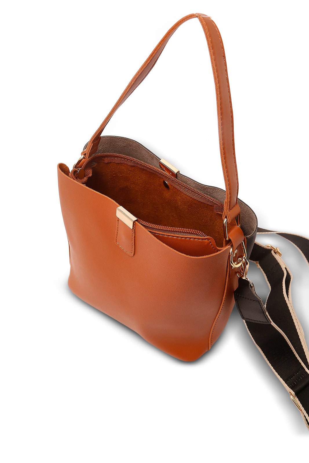 Redtag-Tan-Embellished-Bucket-Bag-Category:Bags,-Colour:Tan,-Dept:Ladieswear,-Filter:Women's-Accessories,-New-In,-New-In-Women-ACC,-Non-Sale,-S23A,-Section:Women,-Women-Bags-Women-