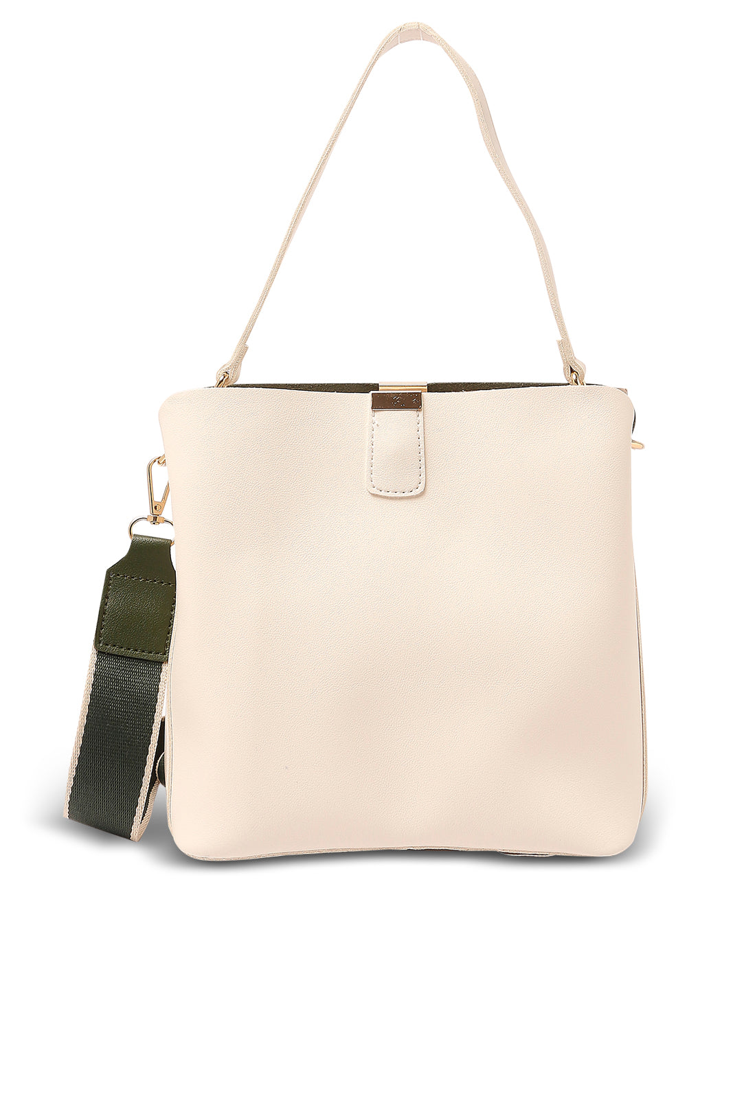 Redtag-Dark-Green-Embellished-Bucket-Bag-Category:Bags,-Colour:Olive,-Dept:Ladieswear,-Filter:Women's-Accessories,-New-In,-New-In-Women-ACC,-Non-Sale,-S23A,-Section:Women,-Women-Bags-Women-