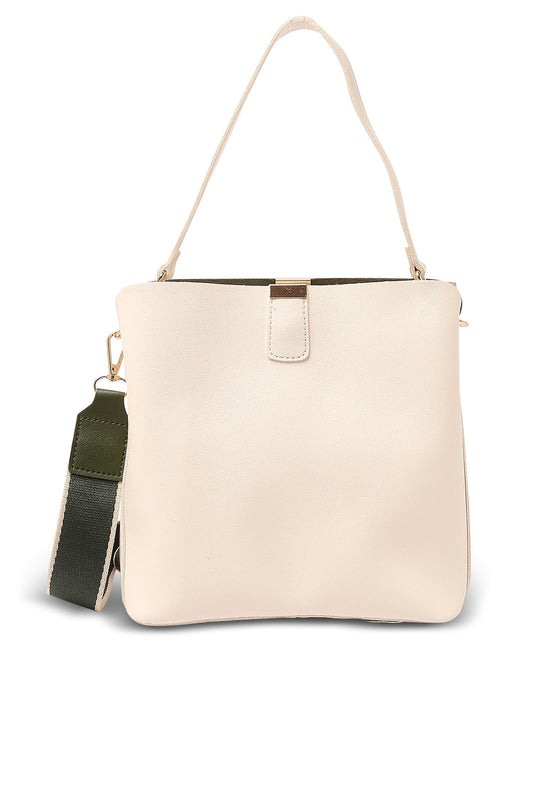 Redtag-Dark-Green-Embellished-Bucket-Bag-Category:Bags,-Colour:Olive,-Dept:Ladieswear,-Filter:Women's-Accessories,-New-In,-New-In-Women-ACC,-Non-Sale,-S23A,-Section:Women,-Women-Bags-Women-