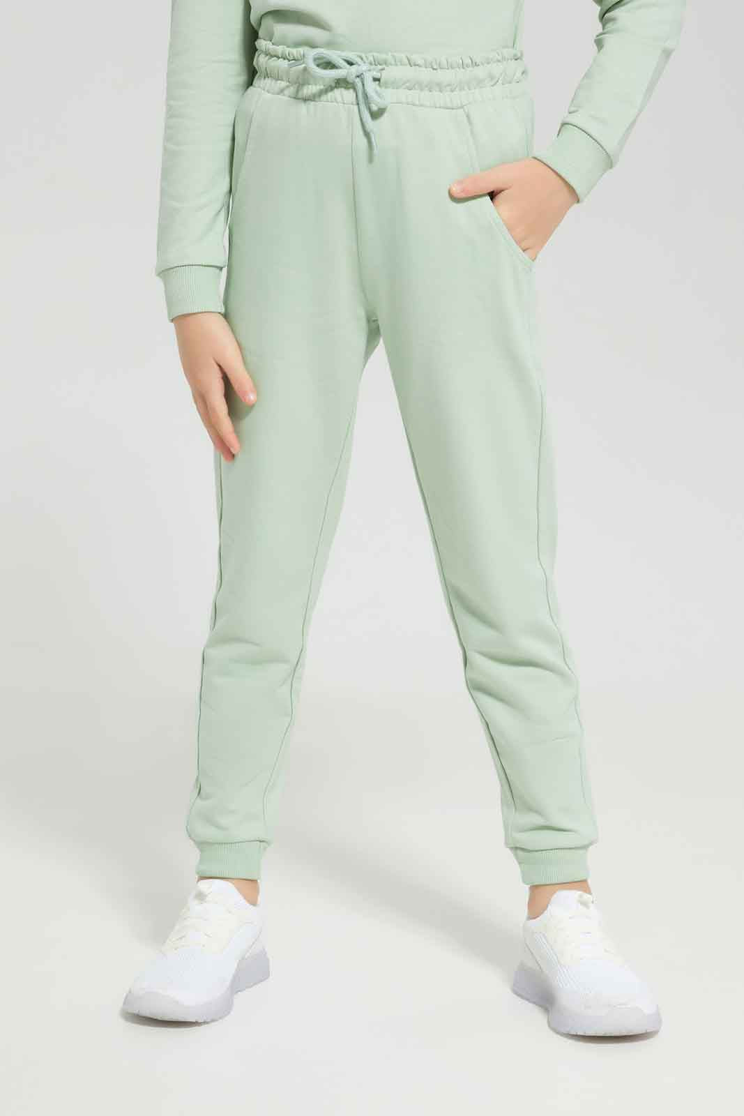 Redtag-Girls-Mint-Pull-On-Jog-Suit-Category:Jog-Sets,-Colour:Mint,-Deals:New-In,-Dept:Girls,-Filter:Girls-(2-to-8-Yrs),-GIR-Jog-Sets,-New-In-GIR-APL,-Non-Sale,-Section:Girls-(0-to-14Yrs),-W22A-Girls-2 to 8 Years
