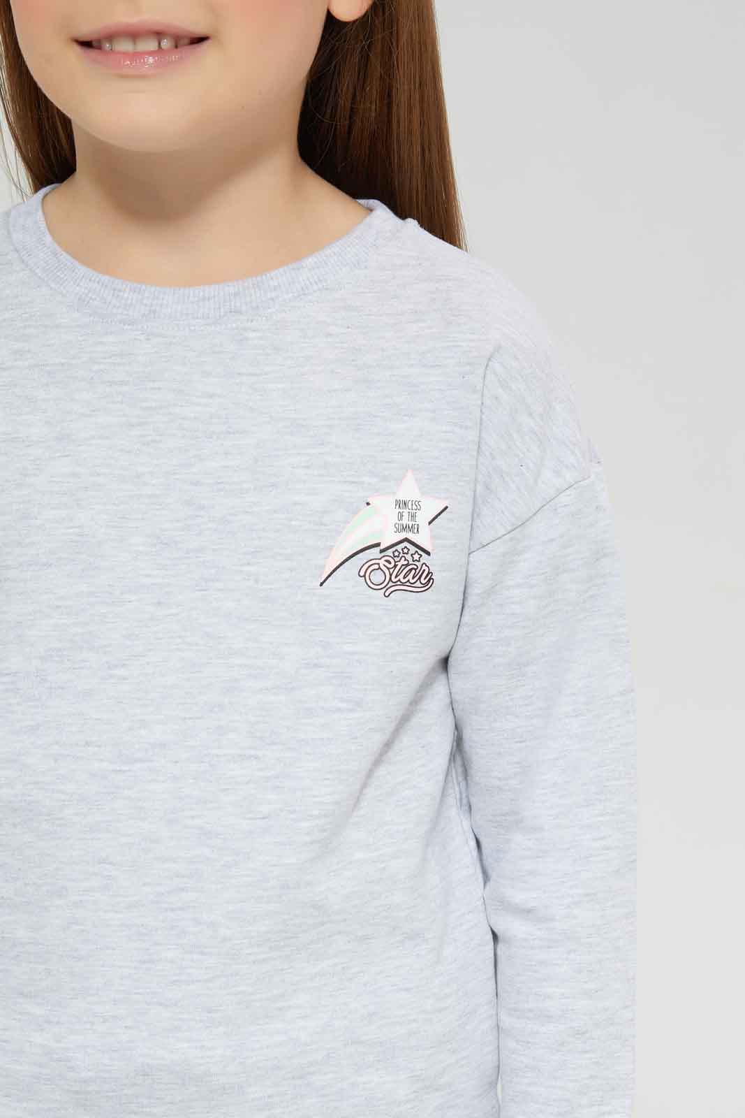 Redtag-Girls-Grey-Pull-On-Jog-Suit-Category:Jog-Sets,-Colour:Grey,-Deals:New-In,-Dept:Girls,-Filter:Girls-(2-to-8-Yrs),-GIR-Jog-Sets,-New-In-GIR-APL,-Non-Sale,-Section:Girls-(0-to-14Yrs),-W22A-Girls-2 to 8 Years