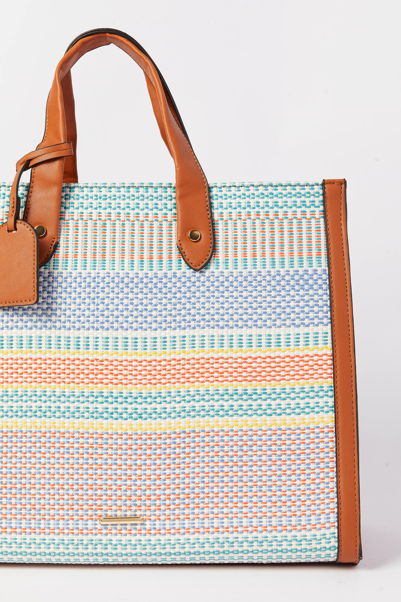 Redtag-Multi-Colour-Tote-Bag-Category:Bags,-Colour:Assorted,-Dept:Ladieswear,-Filter:Women's-Accessories,-New-In,-New-In-Women-ACC,-Non-Sale,-S23A,-Section:Women,-Women-Bags-Women-