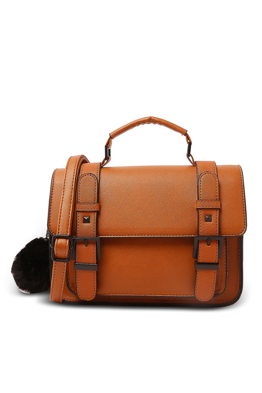 Women Tan Crossbody Bag