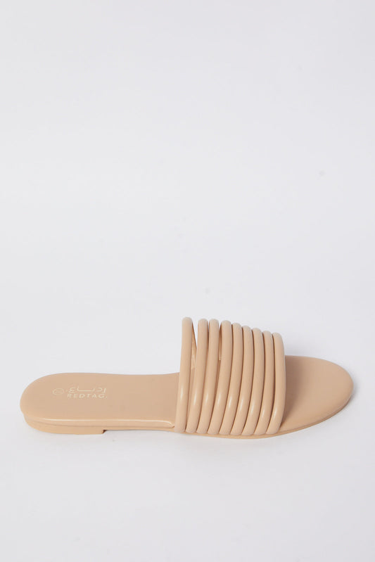 Redtag-Beige-Strappy-Mule-Category:Sandals,-Colour:Beige,-Deals:New-In,-Filter:Women's-Footwear,-LEC-Sandals,-N/A,-New-In-Women-FOO,-Non-Sale,-S23A,-Section:Women-Women's-