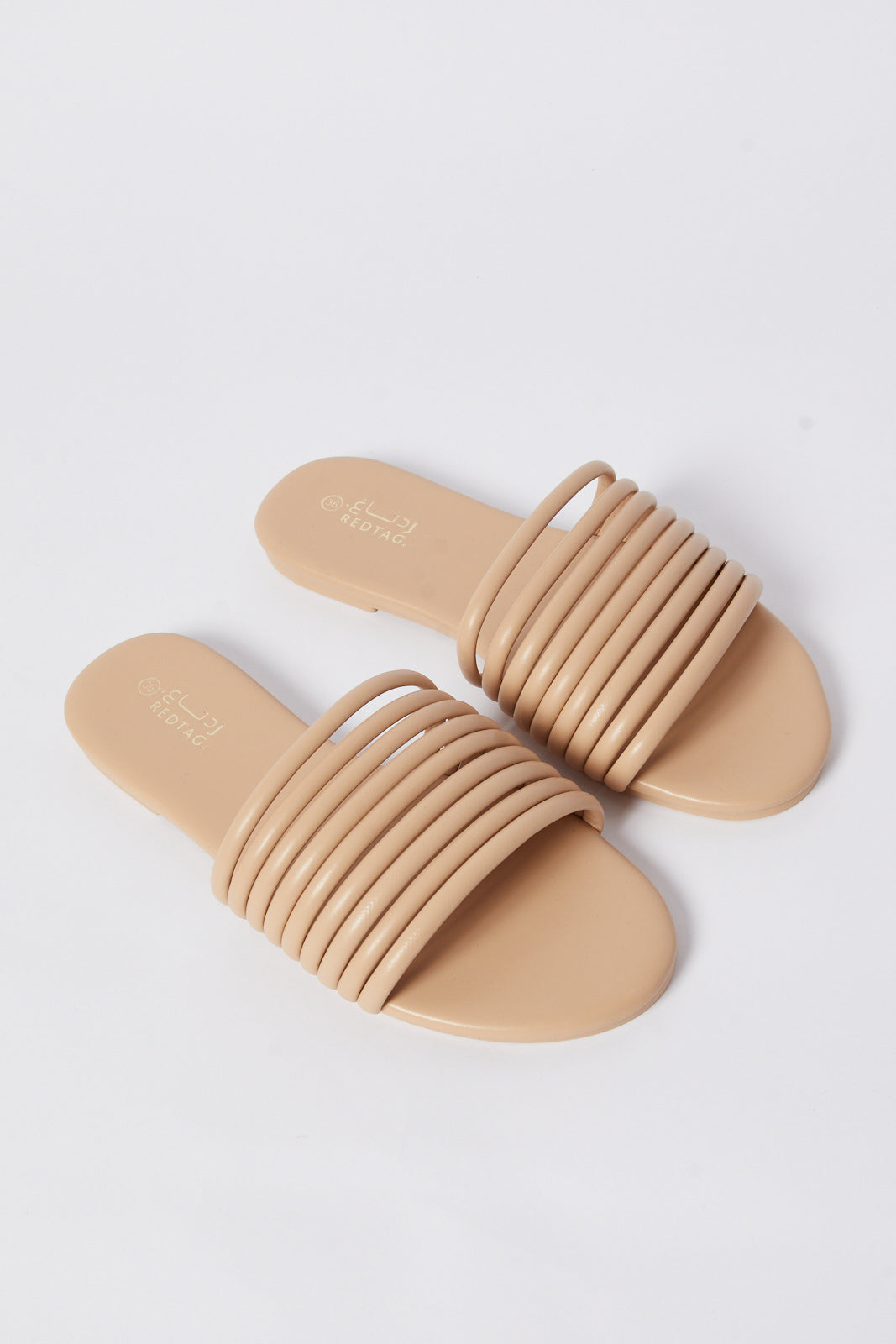 Redtag-Beige-Strappy-Mule-Category:Sandals,-Colour:Beige,-Deals:New-In,-Filter:Women's-Footwear,-LEC-Sandals,-N/A,-New-In-Women-FOO,-Non-Sale,-S23A,-Section:Women-Women's-
