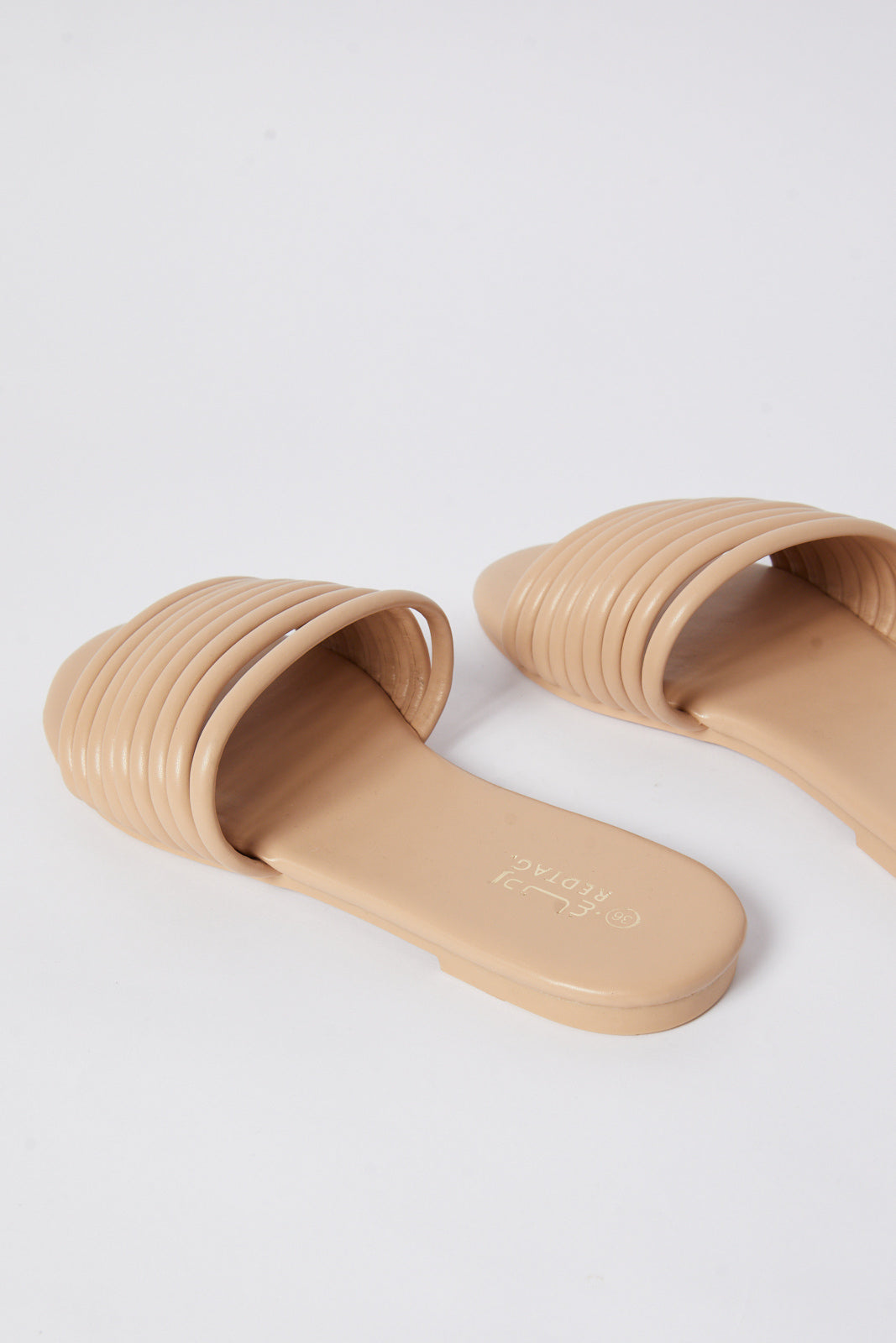 Redtag-Beige-Strappy-Mule-Category:Sandals,-Colour:Beige,-Deals:New-In,-Filter:Women's-Footwear,-LEC-Sandals,-N/A,-New-In-Women-FOO,-Non-Sale,-S23A,-Section:Women-Women's-
