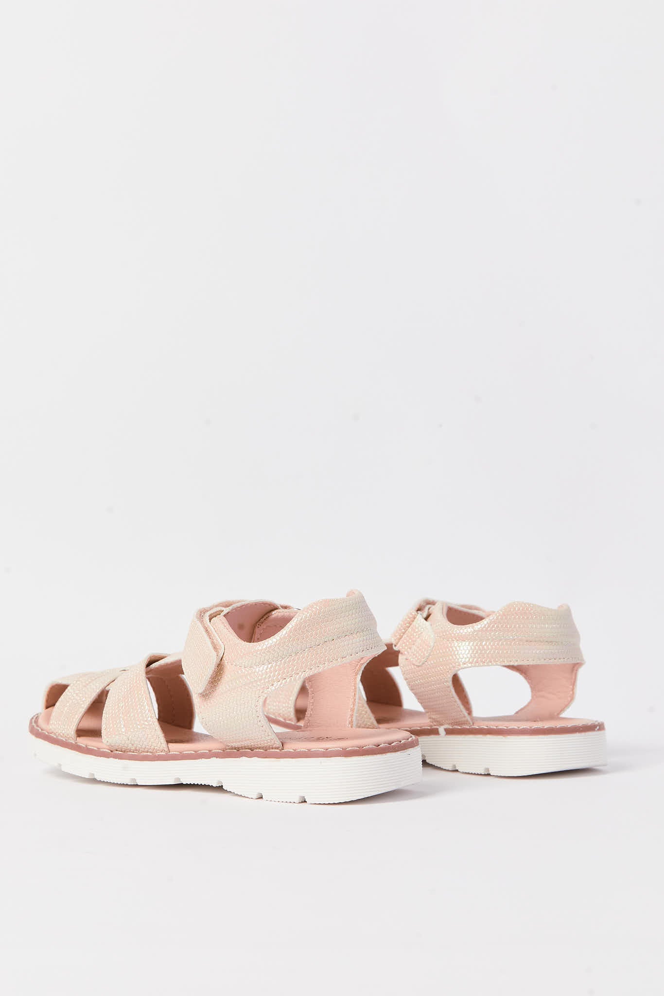 Redtag-Pink-Fisherman-Sandal-Category:Sandals,-Colour:Pink,-Deals:New-In,-Filter:Girls-Footwear-(3-to-5-Yrs),-GIR-Sandals,-N/A,-New-In-GIR-FOO,-Non-Sale,-S23A,-Section:Girls-(0-to-14Yrs)-Girls-3 to 5 Years