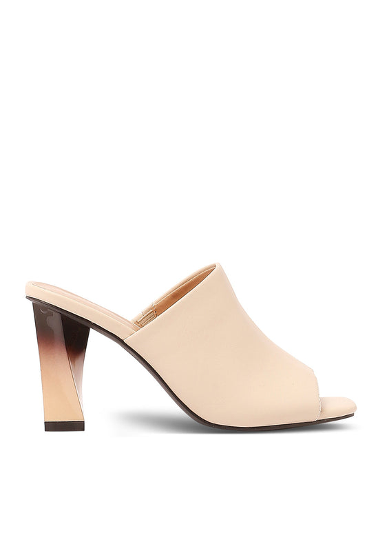 Redtag-Beige-Mule-With-Ombre-Heel-Category:Sandals,-Colour:Beige,-Deals:New-In,-Filter:Women's-Footwear,-LEC-Sandals,-N/A,-New-In-Women-FOO,-Non-Sale,-S23A,-Section:Women-Women's-