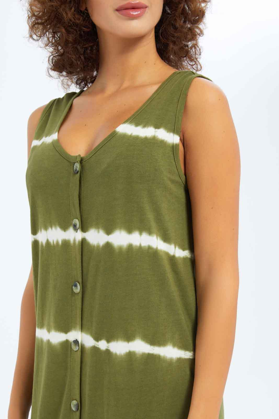 Redtag-Women-Green-Color-Tie-&-Dye-Sleeveless-Nightgown-Category:Nightgowns,-Colour:Green,-Deals:New-In,-Dept:Ladieswear,-Filter:Women's-Clothing,-New-In-Women-APL,-Non-Sale,-S23A,-Section:Women,-Women-Nightgowns--