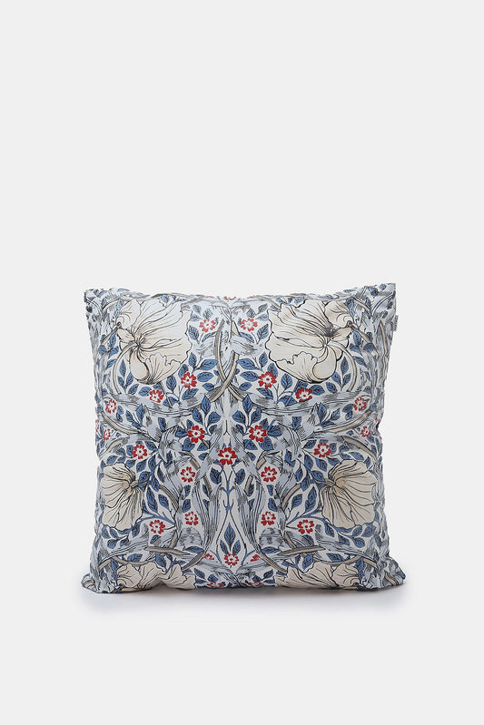Redtag-Multicolour-Floral-Print-Velvet-Cushion-Category:Cushions,-Colour:Multicolour,-Deals:2-FOR-89,-Deals:New-In,-Dept:Home,-Filter:Home-Bedroom,-HMW-BED-Cushions,-New-In-HMW-BED,-Non-Sale,-S23A,-Section:Homewares-Home-Bedroom-
