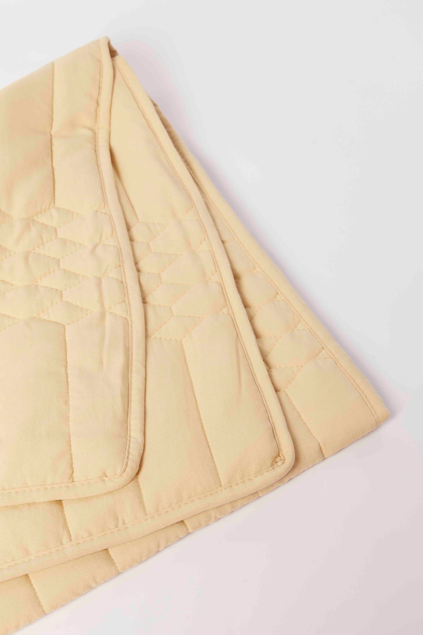 Redtag-Pale-Yellow-2-Piece-Diamond-Quilted-Bedspread-(Single-Size)-Category:Bedspreads,-Colour:Yellow,-Deals:New-In,-Dept:Home,-Filter:Home-Bedroom,-HMW-BED-Bedspreads,-New-In-HMW-BED,-Non-Sale,-S23A,-Section:Homewares-Home-Bedroom-