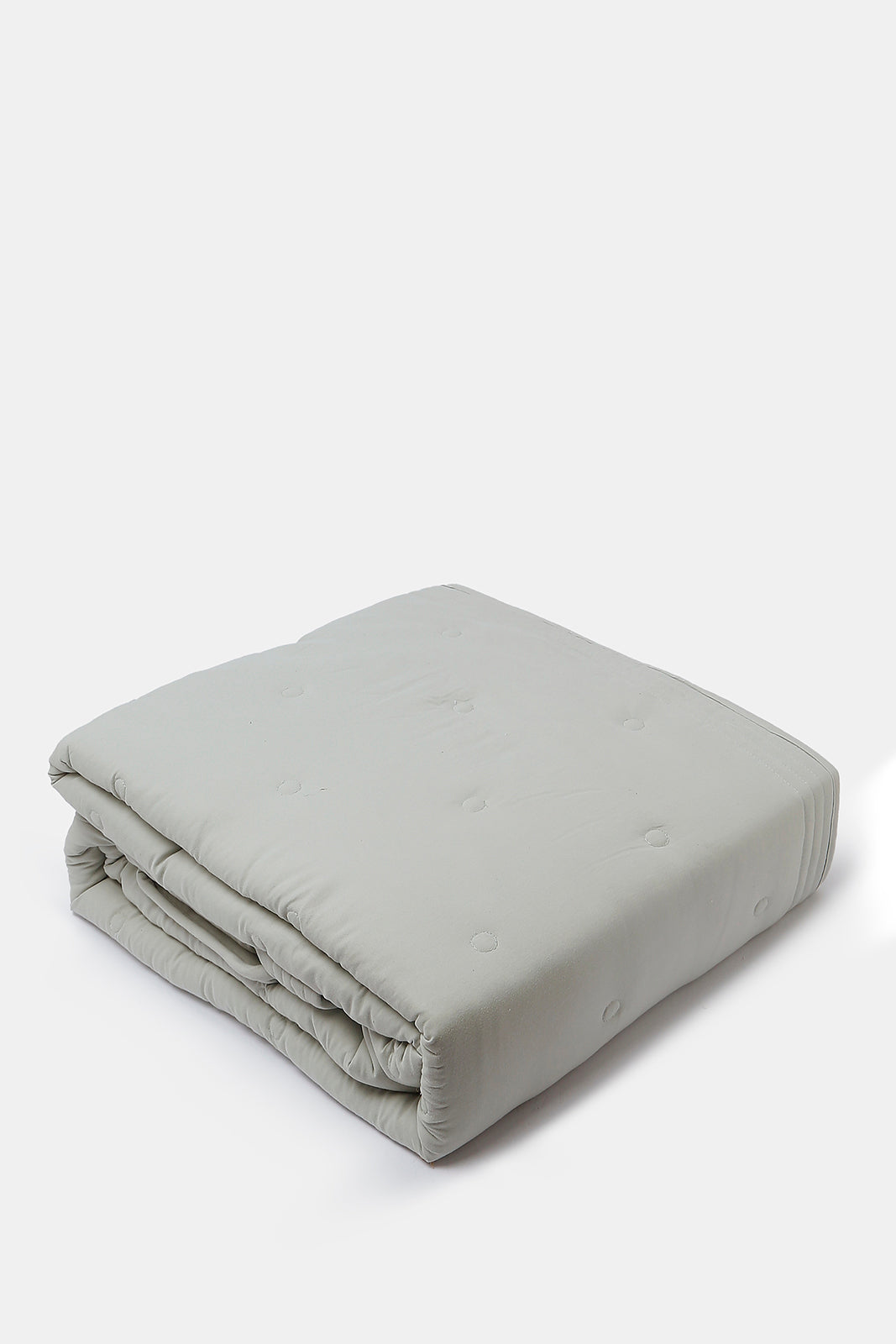Redtag-Grey-3-Piece-Quilted-Bedspread-(Double-Size)-Category:Bedspreads,-Colour:Grey,-Deals:New-In,-Dept:Home,-Filter:Home-Bedroom,-HMW-BED-Bedspreads,-New-In-HMW-BED,-Non-Sale,-S23A,-Section:Homewares-Home-Bedroom-