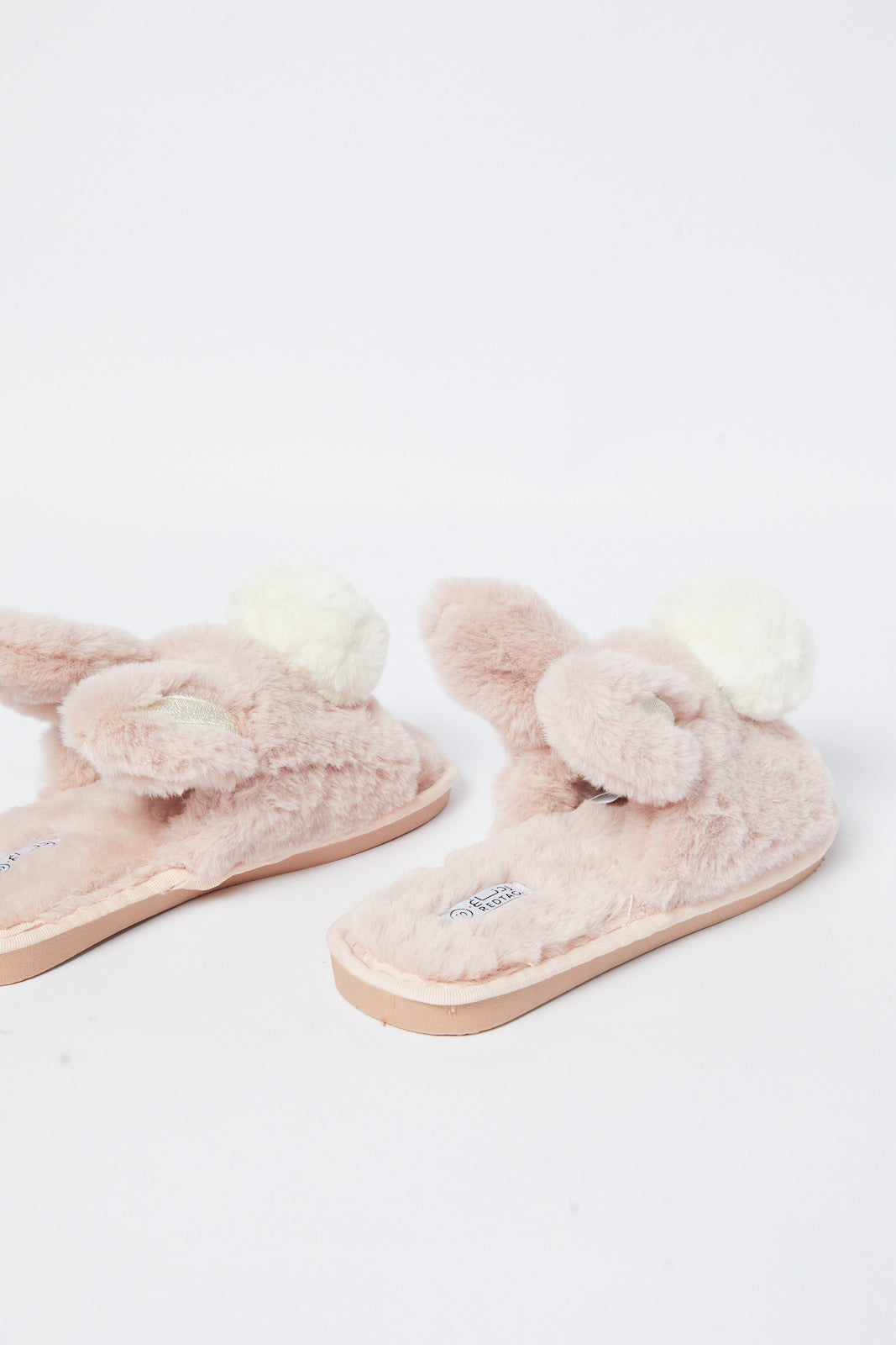 Redtag-Pink-Pom-Pom-Slipper-Category:Slippers,-Colour:Pink,-Deals:New-In,-Filter:Women's-Footwear,-N/A,-New-In-Women-FOO,-Non-Sale,-S23A,-Section:Women,-Women-Slippers-Women's-