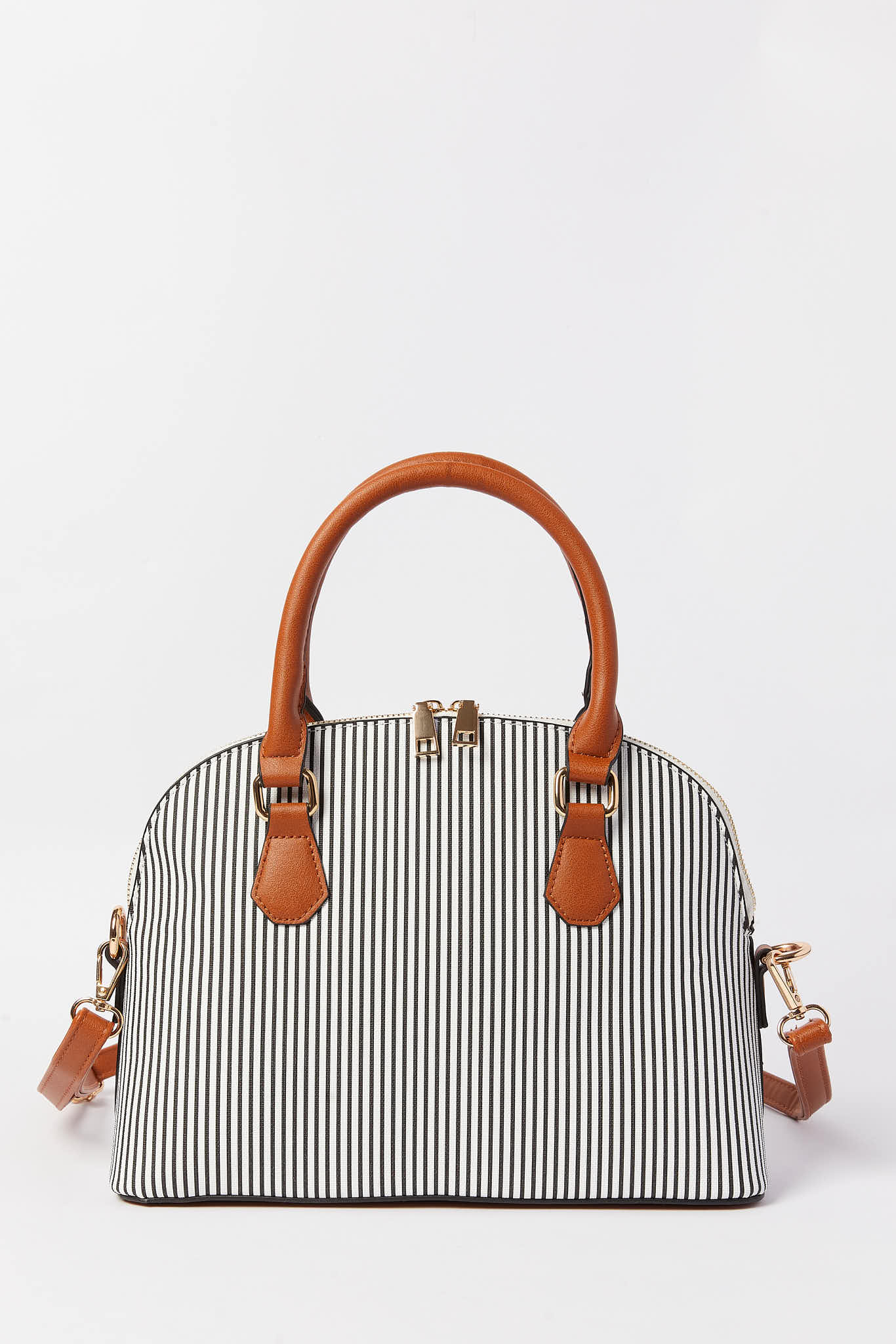 Redtag-White-And-Black-Nautical-Stripes-Day-Bag-Category:Bags,-Colour:Assorted,-Dept:Ladieswear,-Filter:Women's-Accessories,-New-In,-New-In-Women-ACC,-Non-Sale,-S23A,-Section:Women,-Women-Bags-Women-