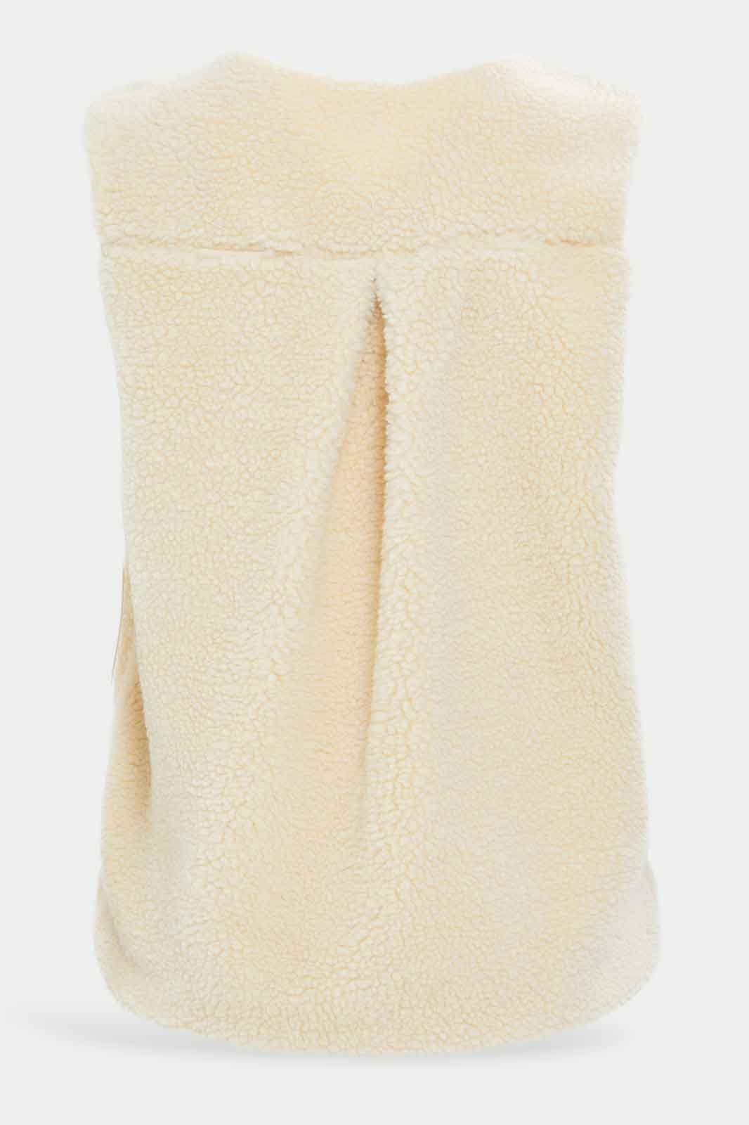 Redtag-Women-Ivory-Sleeveless-Fur-Jacket-Category:Jackets,-Colour:Ivory,-Deals:New-In,-Dept:Ladieswear,-Filter:Women's-Clothing,-New-In-Women-APL,-Non-Sale,-S23A,-Section:Women,-Women-Jackets-Women's-
