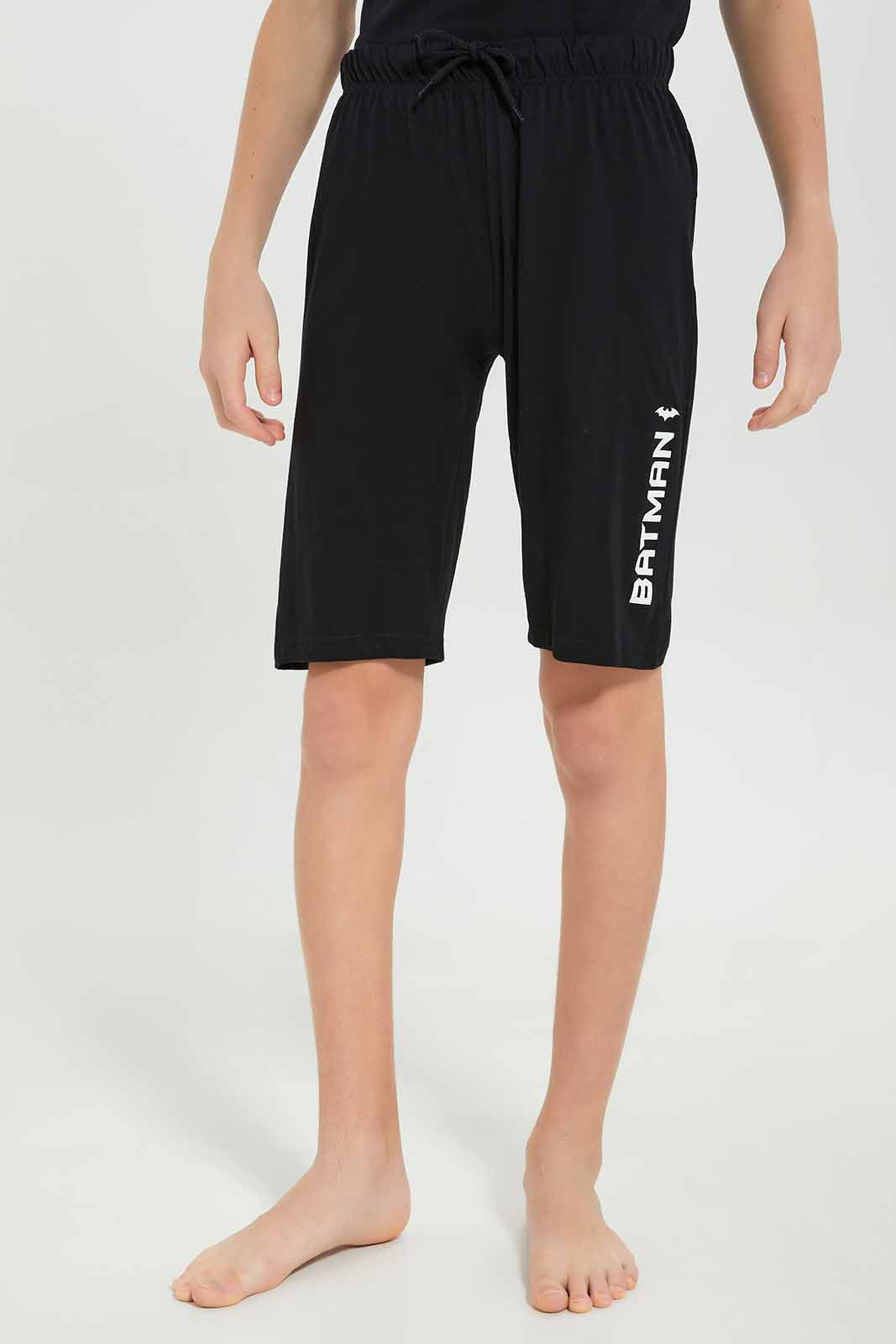 Redtag-Boys-Black-Batman-Nightsuit-BSR-Pyjama-Sets,-Category:Pyjama-Sets,-Colour:Black,-Deals:New-In,-Dept:Boys,-Filter:Senior-Boys-(8-to-14-Yrs),-New-In-BSR-APL,-Non-Sale,-S23A,-Section:Boys-(0-to-14Yrs)-Senior-Boys-9 to 14 Years