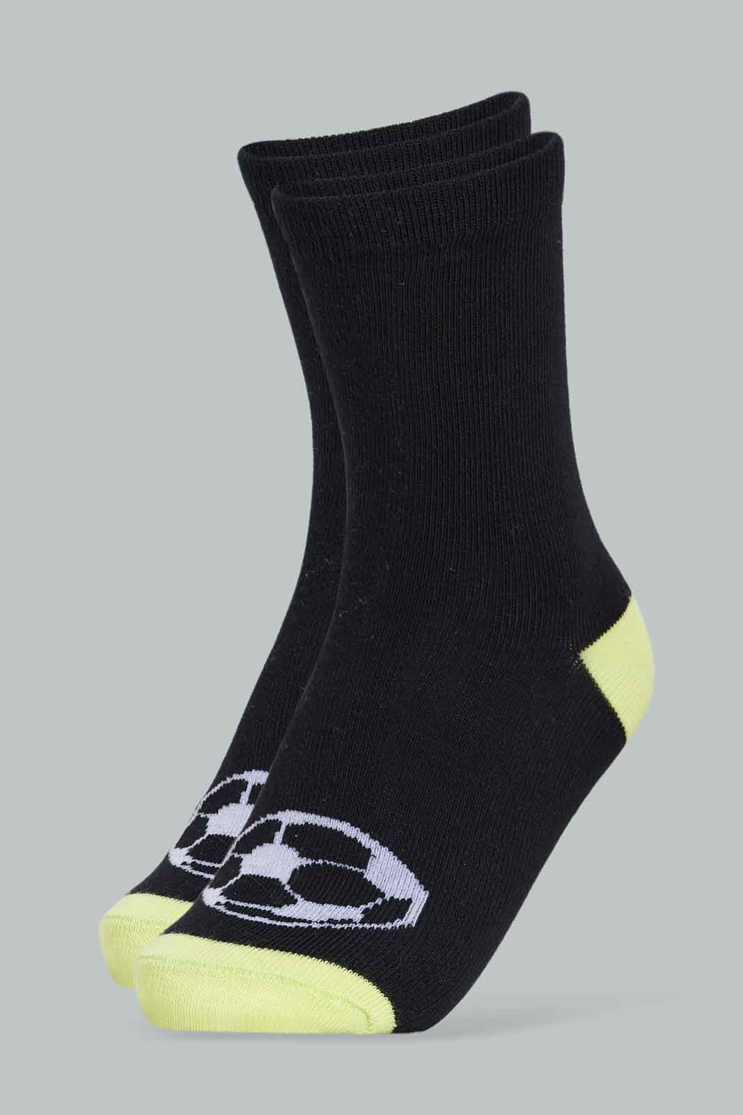 Redtag-Boys-Crew-Length-Pack-Of-3-Football-Sock
--Grey/-Striped/-Black-With-Football-365,-BSR-Socks,-Category:Socks,-Colour:Assorted,-Deals:New-In,-Filter:Senior-Boys-(8-to-14-Yrs),-New-In-BSR-APL,-Non-Sale,-Section:Boys-(0-to-14Yrs)-Senior-Boys-9 to 14 Years