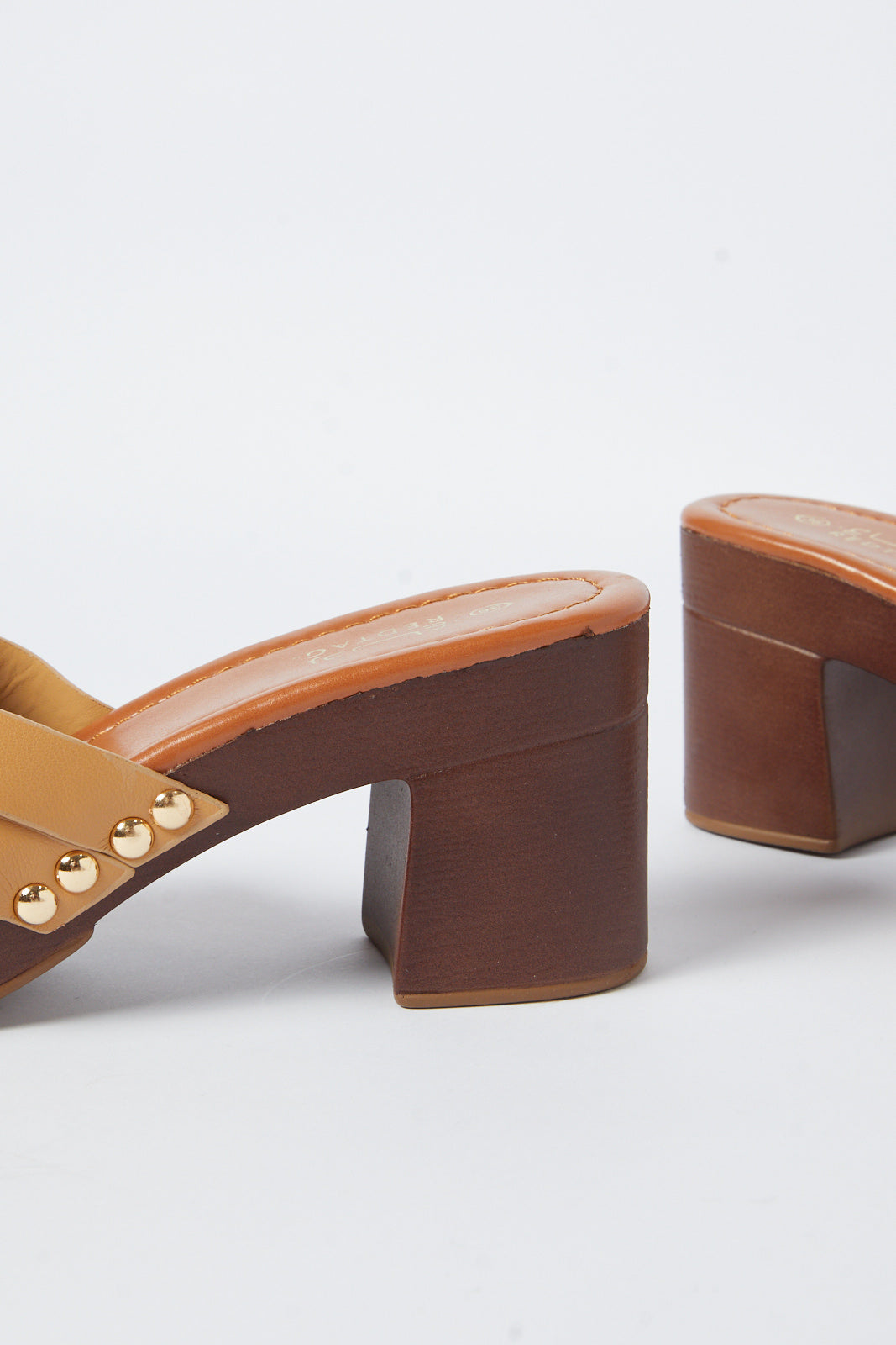 Redtag-Camel-Strappy-Clog-Category:Sandals,-Colour:Brown,-Deals:New-In,-Filter:Women's-Footwear,-LEC-Sandals,-N/A,-New-In-Women-FOO,-Non-Sale,-S23A,-Section:Women-Women's-