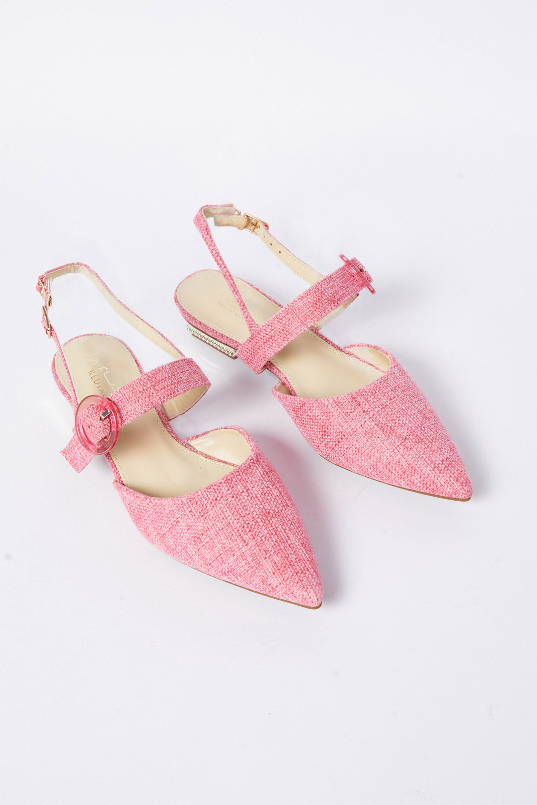 Pink Linen Shoe