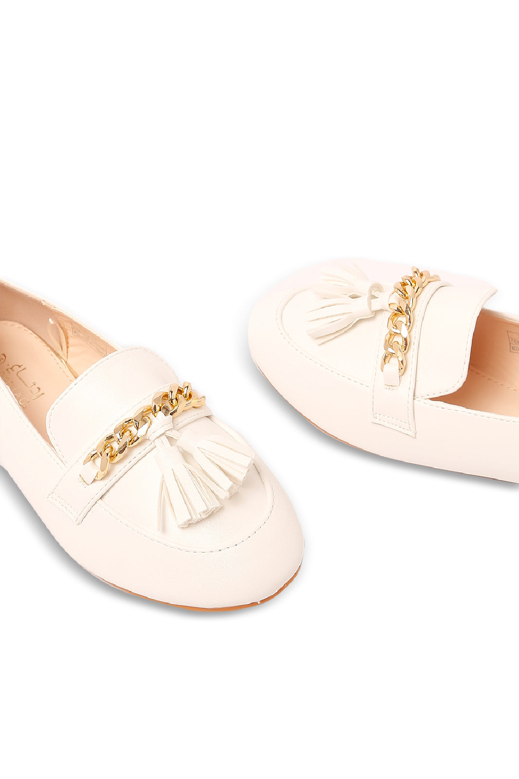 Redtag-White-Chain-Loafer-(-Repeat)-Category:Shoes,-Colour:White,-Deals:New-In,-Filter:Girls-Footwear-(5-to-14-Yrs),-GSR-Shoes,-N/A,-New-In-GSR-FOO,-Non-Sale,-S23A,-Section:Girls-(0-to-14Yrs)-Senior-Girls-5 to 14 Years