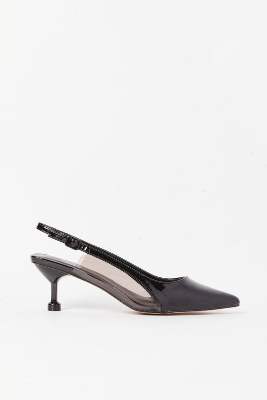 Redtag-Black-Patent-Slingback-Category:Formal-Shoes,-Colour:Black,-Deals:New-In,-Filter:Women's-Footwear,-N/A,-New-In-Women-FOO,-Non-Sale,-S23A,-Section:Women,-Women-Formal-Shoes-Women's-