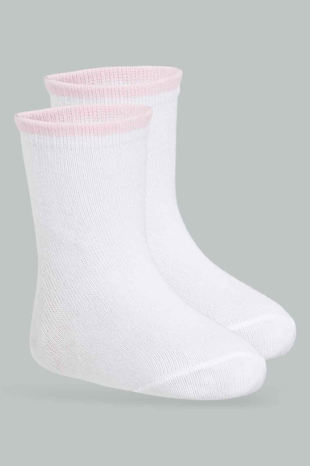 Redtag-Girls-4-Pack-Grey-And-White-365,-Category:Socks,-Colour:Grey,-Deals:New-In,-Filter:Infant-Girls-(3-to-24-Mths),-ING-Socks,-New-In-ING-APL,-Non-Sale,-Section:Girls-(0-to-14Yrs)-Infant-Girls-3 to 24 Months