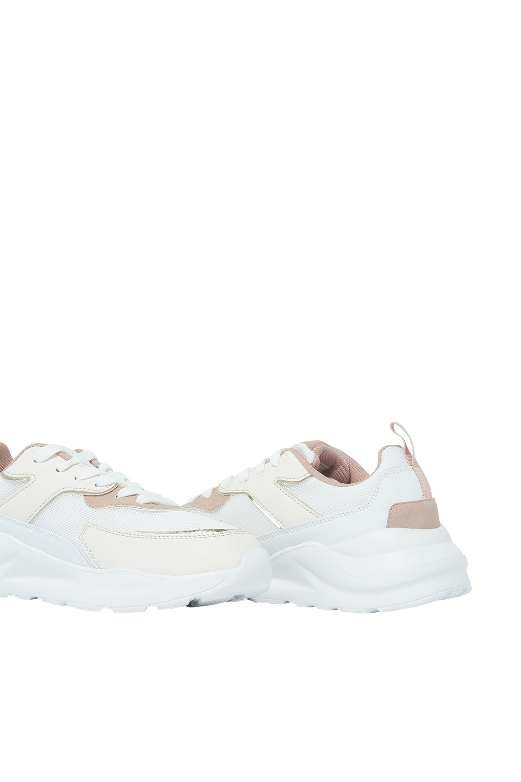Redtag-Assorted-Lace-Up-Sneaker-With-Gold-Underplay-Category:Trainers,-Colour:Assorted,-Deals:New-In,-Filter:Women's-Footwear,-N/A,-New-In-Women-FOO,-Non-Sale,-S23A,-Section:Women,-Women-Trainers-Women's-