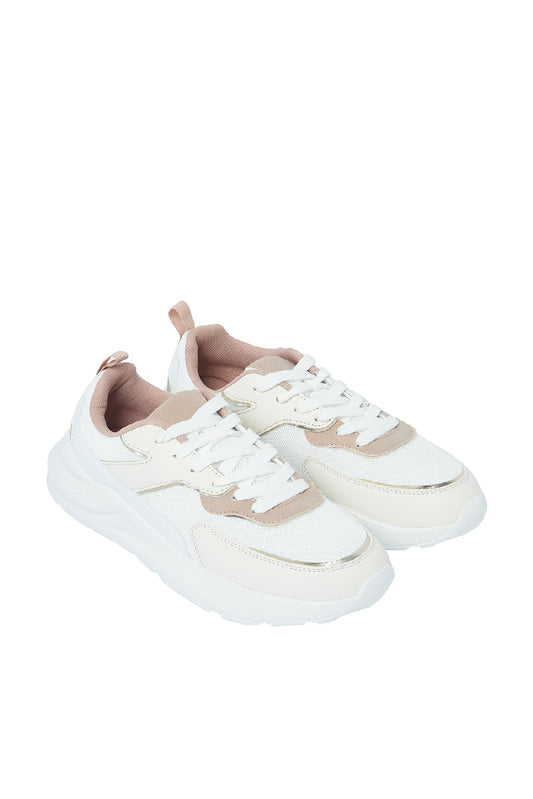 Redtag-Assorted-Lace-Up-Sneaker-With-Gold-Underplay-Category:Trainers,-Colour:Assorted,-Deals:New-In,-Filter:Women's-Footwear,-N/A,-New-In-Women-FOO,-Non-Sale,-S23A,-Section:Women,-Women-Trainers-Women's-